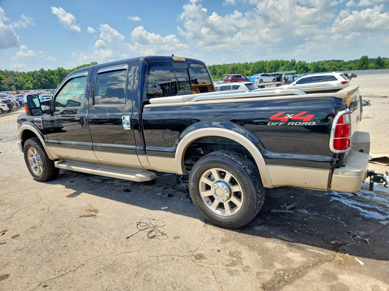 2008 Ford F250 Super Duty Black vin: 1FTSW21R38ED95113