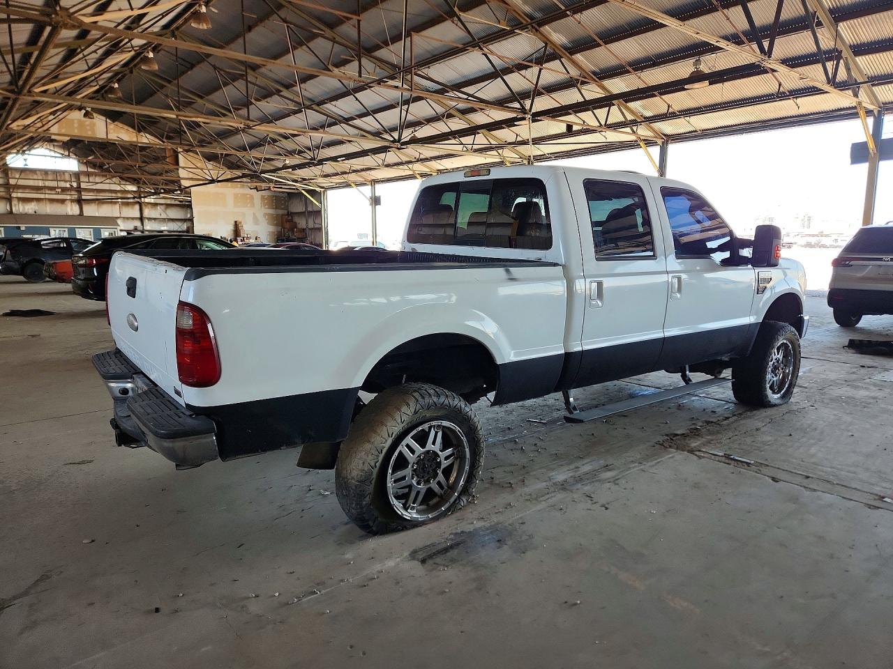 2008 Ford F250 Super Duty Белый vin: 1FTSW21R48EA39558