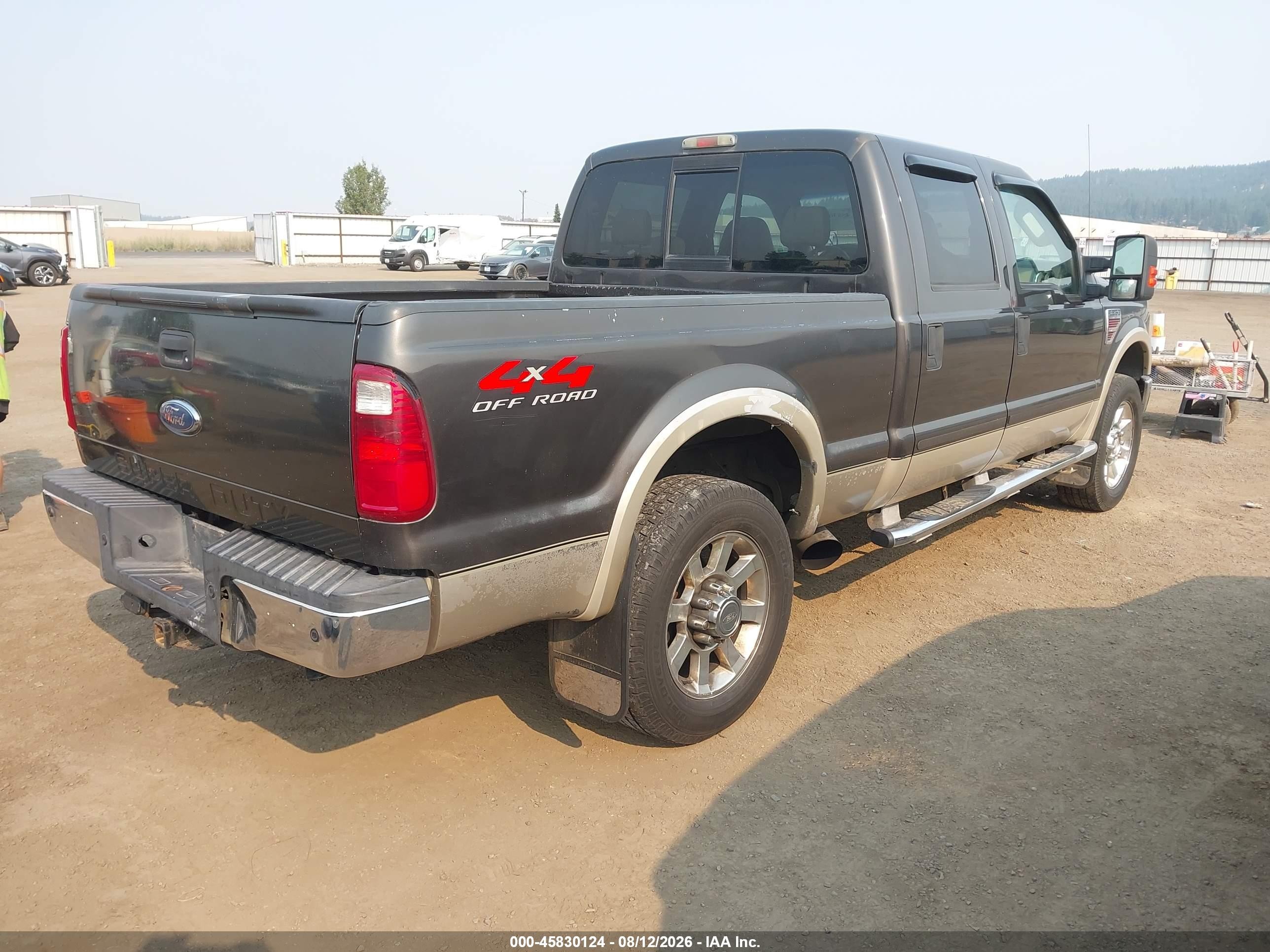 2008 Ford Super Duty F-250 Srw Fx4/harley-davidson/king Ranch/lariat/xl/xlt Серый vin: 1FTSW21R48EA48907