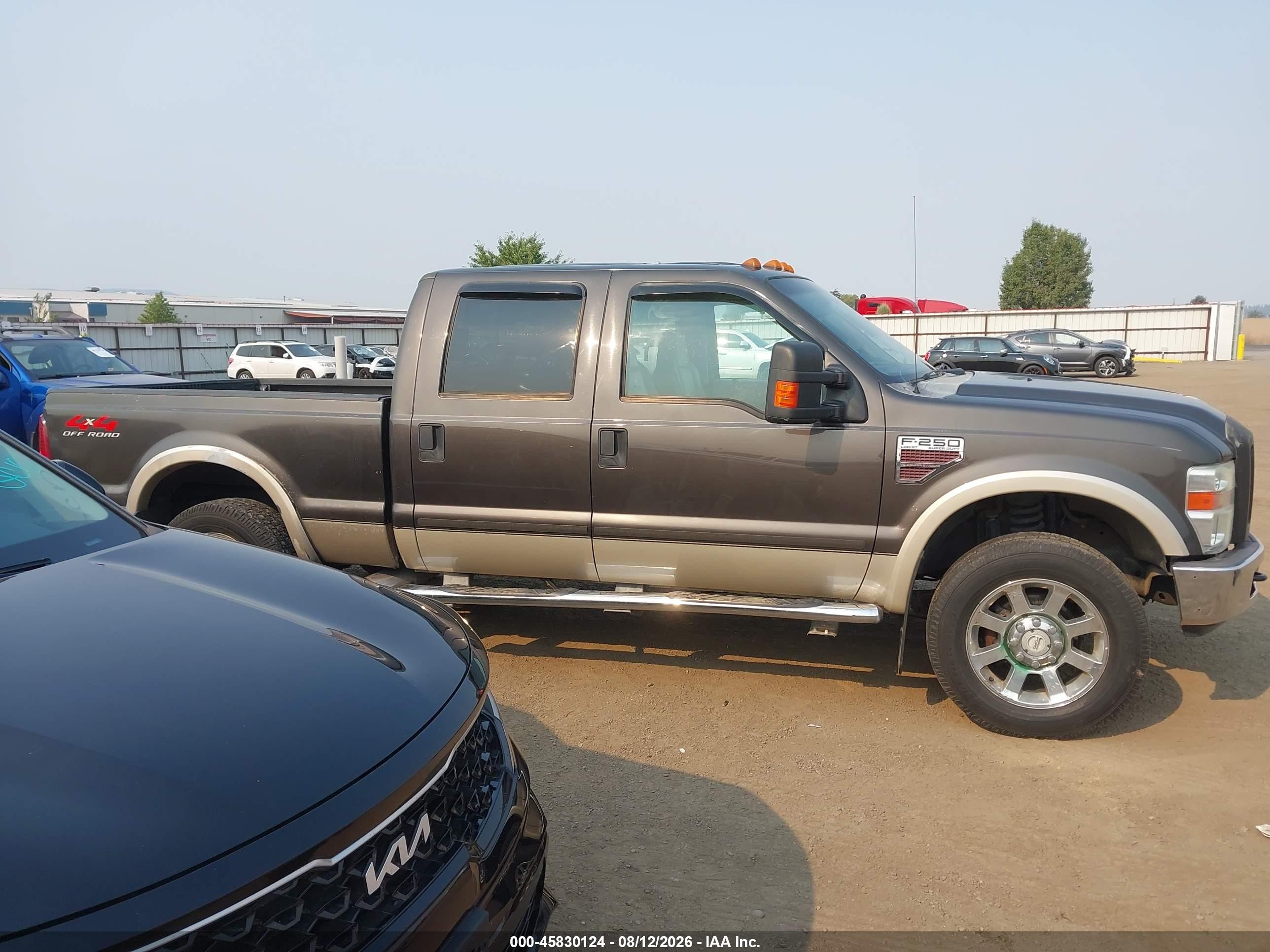 2008 Ford Super Duty F-250 Srw Fx4/harley-davidson/king Ranch/lariat/xl/xlt Серый vin: 1FTSW21R48EA48907