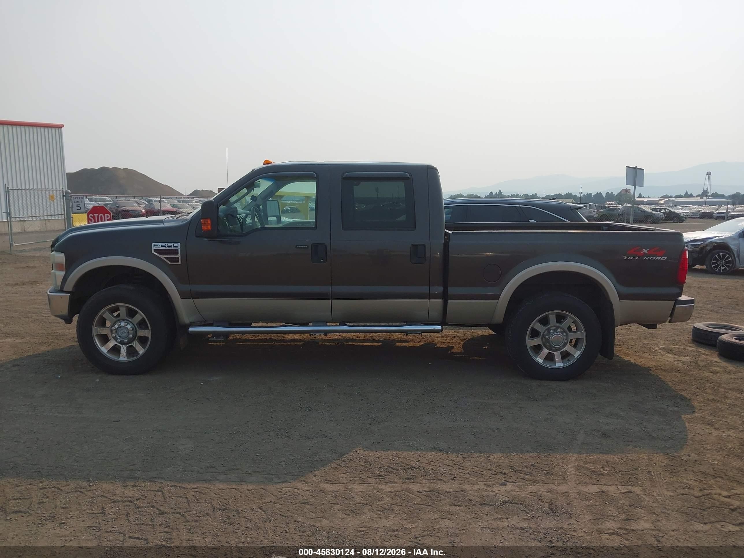 2008 Ford Super Duty F-250 Srw Fx4/harley-davidson/king Ranch/lariat/xl/xlt Серый vin: 1FTSW21R48EA48907