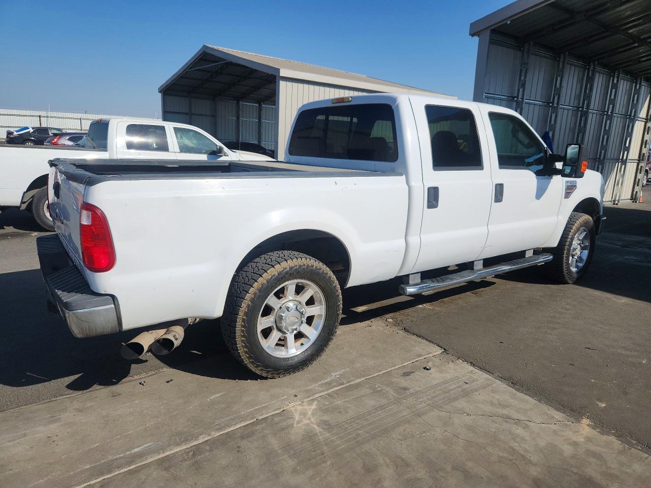 2008 Ford F250 Super Duty Белый vin: 1FTSW21R48EC34558