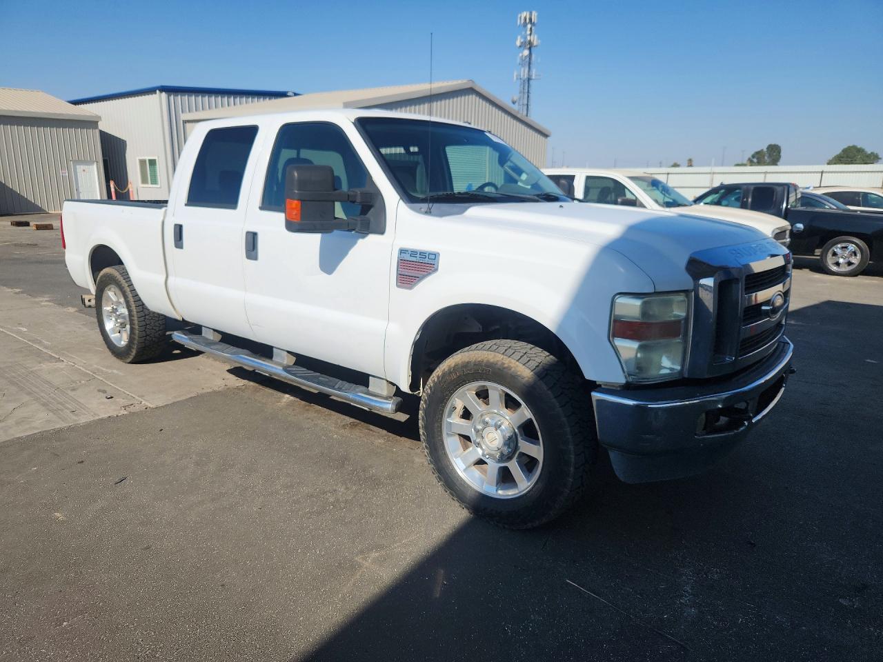 2008 Ford F250 Super Duty Белый vin: 1FTSW21R48EC34558