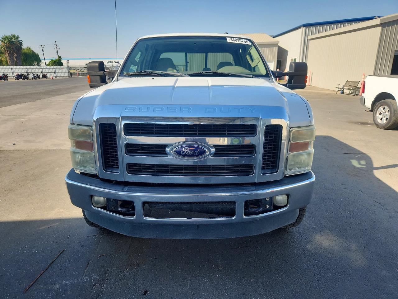 2008 Ford F250 Super Duty Белый vin: 1FTSW21R48EC34558