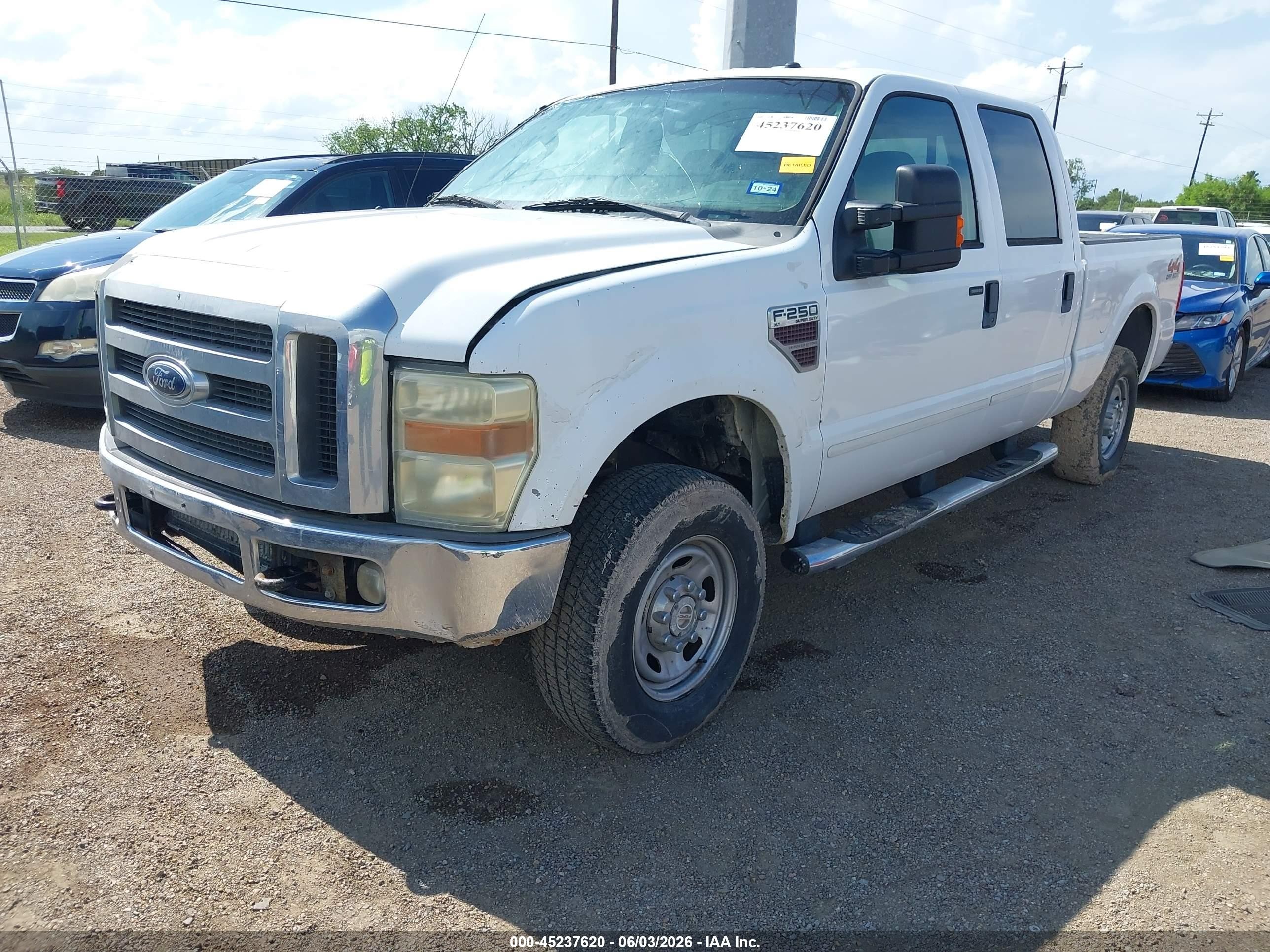 2008 Ford F-250 Fx4/harley-davidson/king Ranch/lariat/xl/xlt Белый vin: 1FTSW21R48ED54134