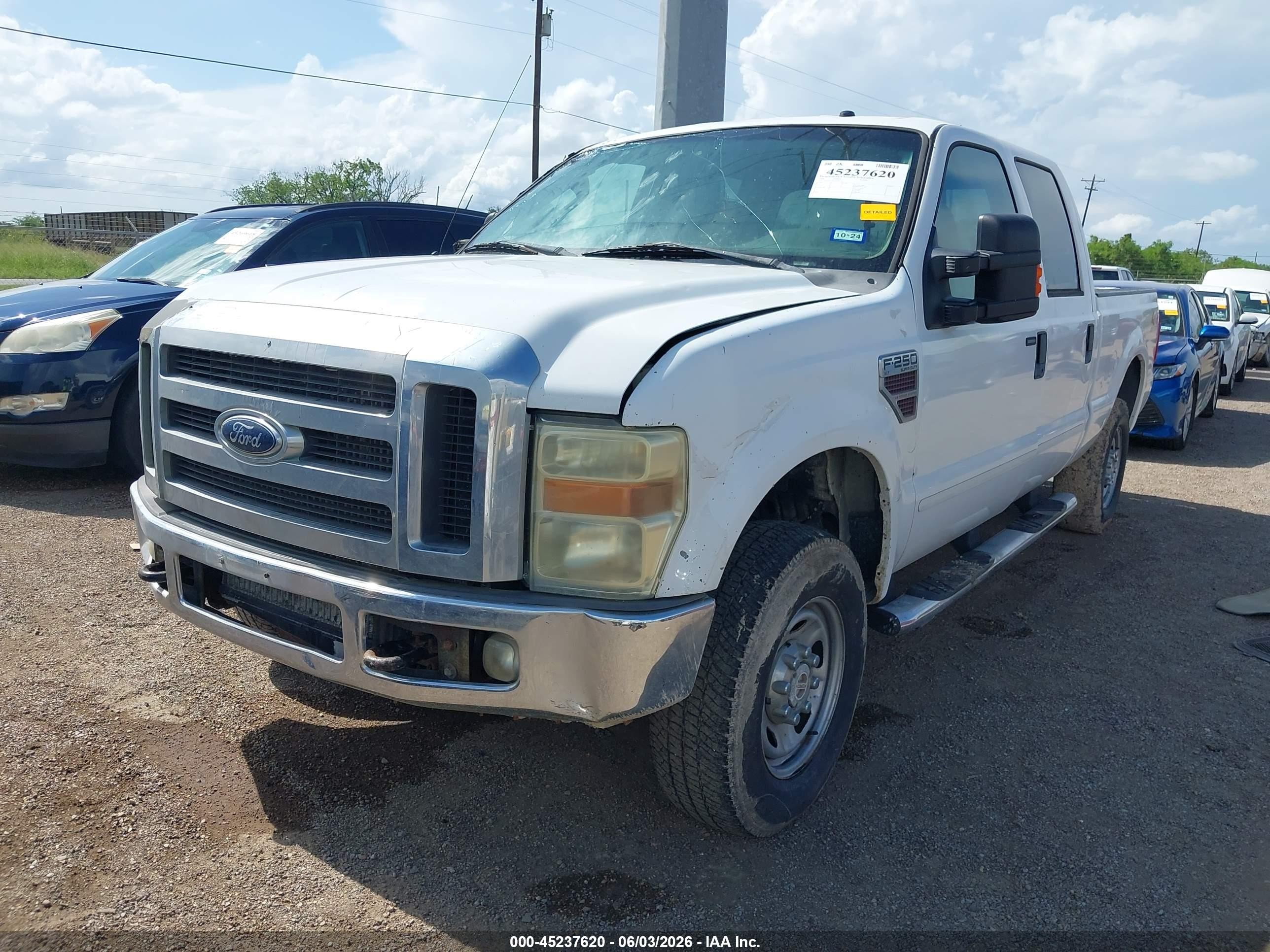 2008 Ford F-250 Fx4/harley-davidson/king Ranch/lariat/xl/xlt Белый vin: 1FTSW21R48ED54134