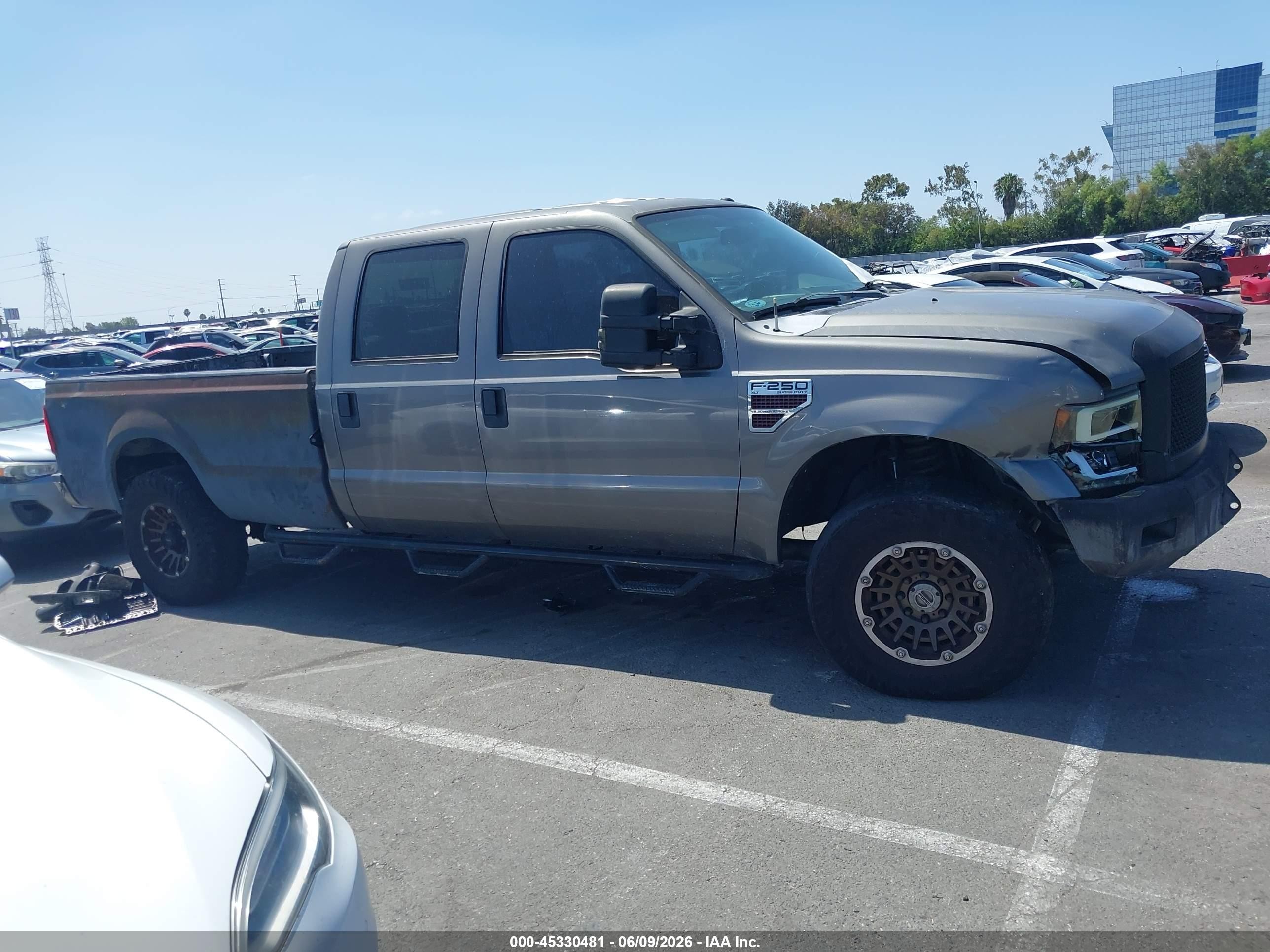 2009 Ford Super Duty F-250 Srw Fx4/harley-davidson/king Ranch/lariat/xl/xlt Серый vin: 1FTSW21R49EA54353