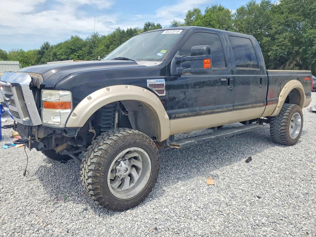 2008 Ford F250 Super Duty Black vin: 1FTSW21R58EB09908