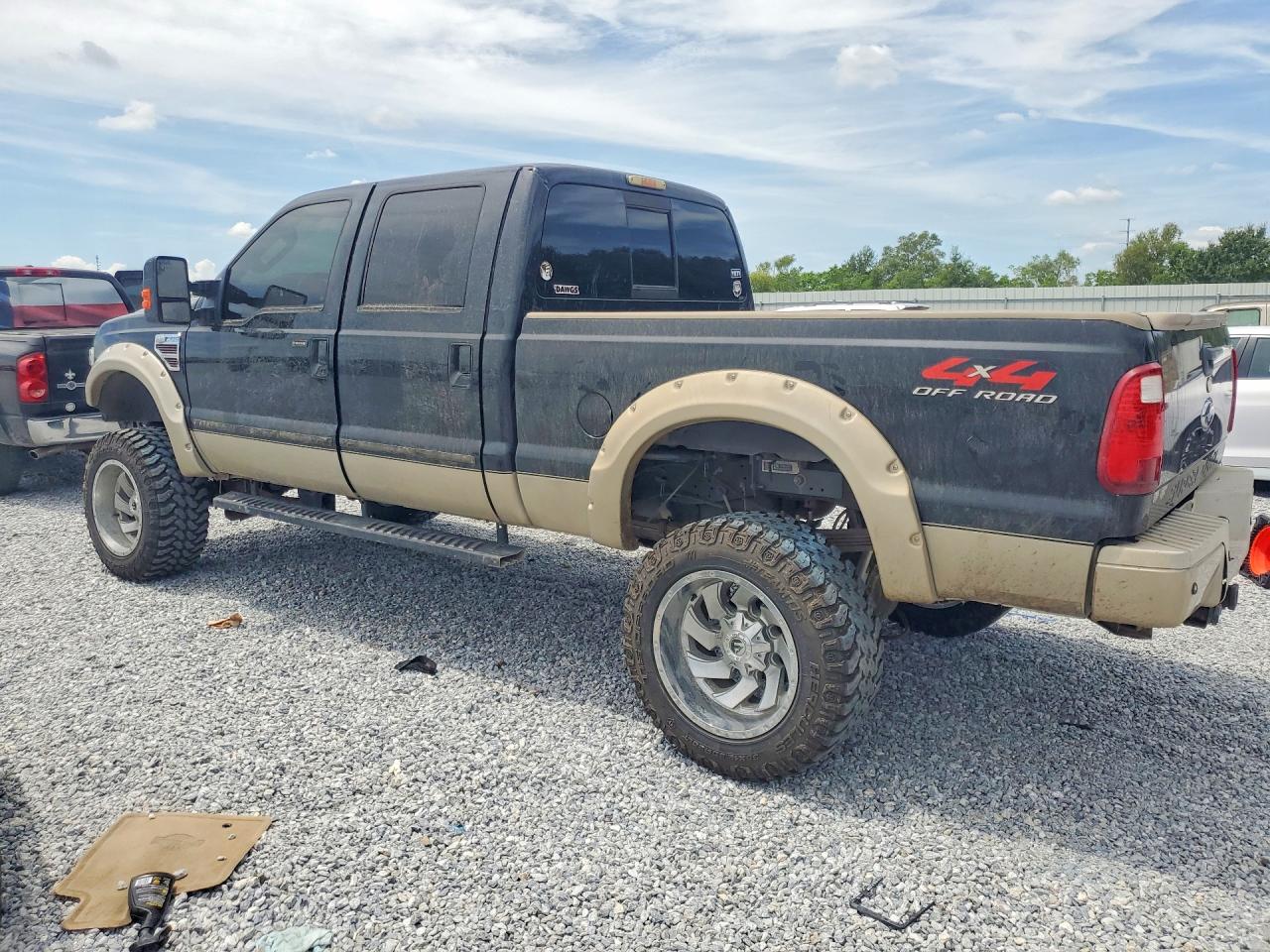 2008 Ford F250 Super Duty Black vin: 1FTSW21R58EB09908