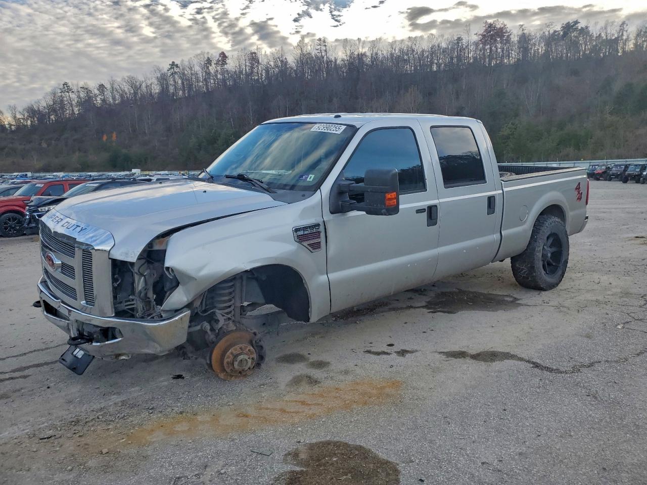2008 Ford F350 Srw Super Duty Silver vin: 1FTSW21R58EB41743