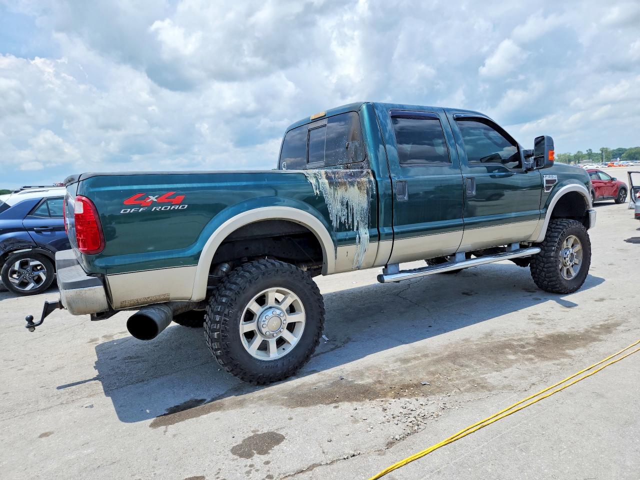 2008 Ford F250 Super Duty Green vin: 1FTSW21R58EC40062
