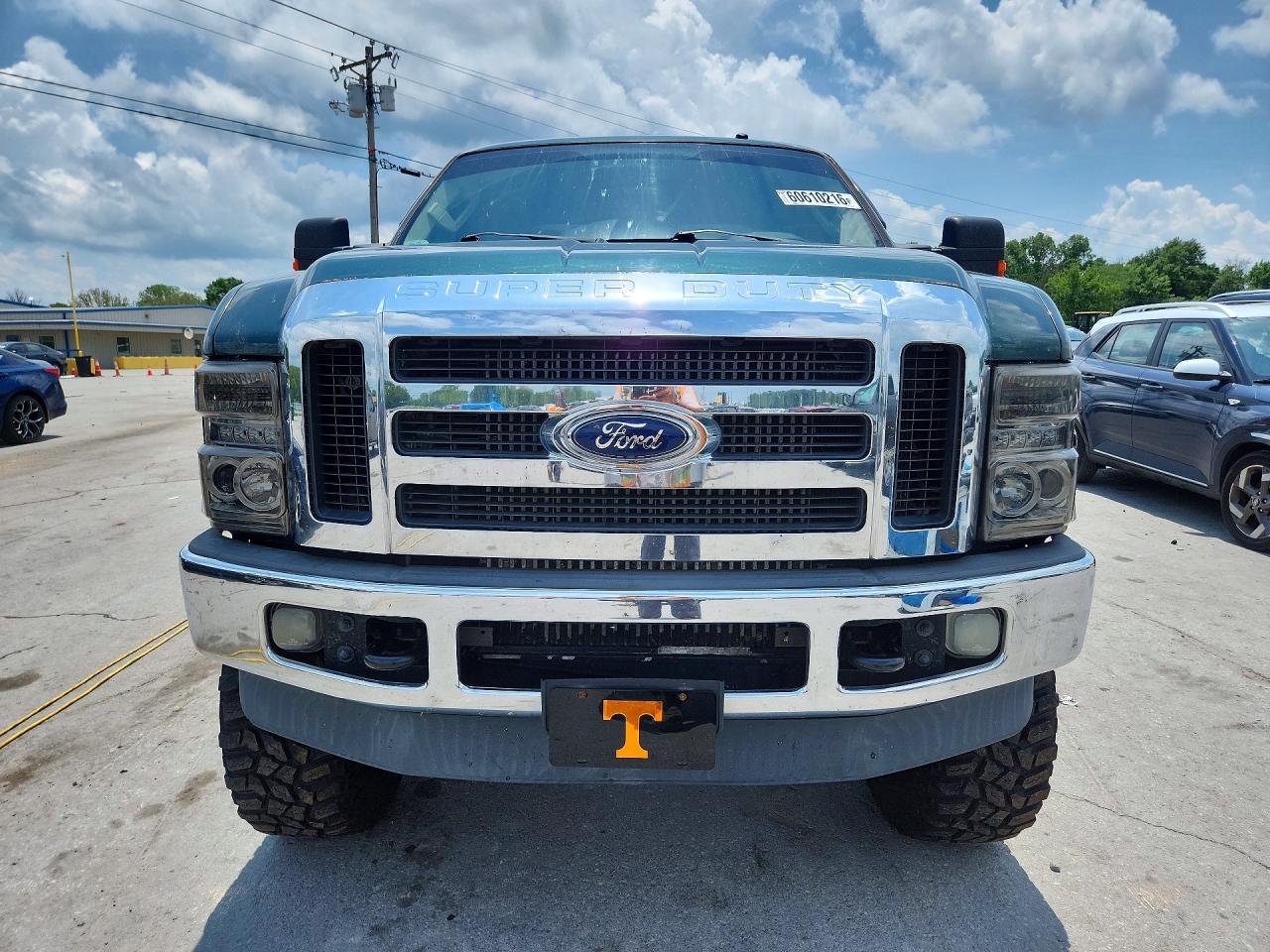 2008 Ford F250 Super Duty Green vin: 1FTSW21R58EC40062