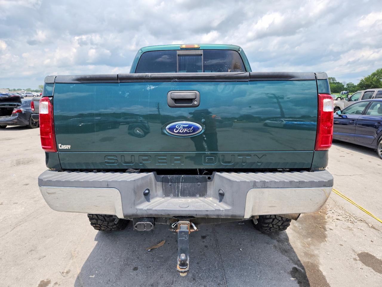 2008 Ford F250 Super Duty Green vin: 1FTSW21R58EC40062