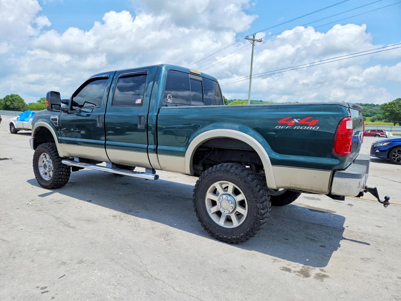 2008 Ford F250 Super Duty Green vin: 1FTSW21R58EC40062