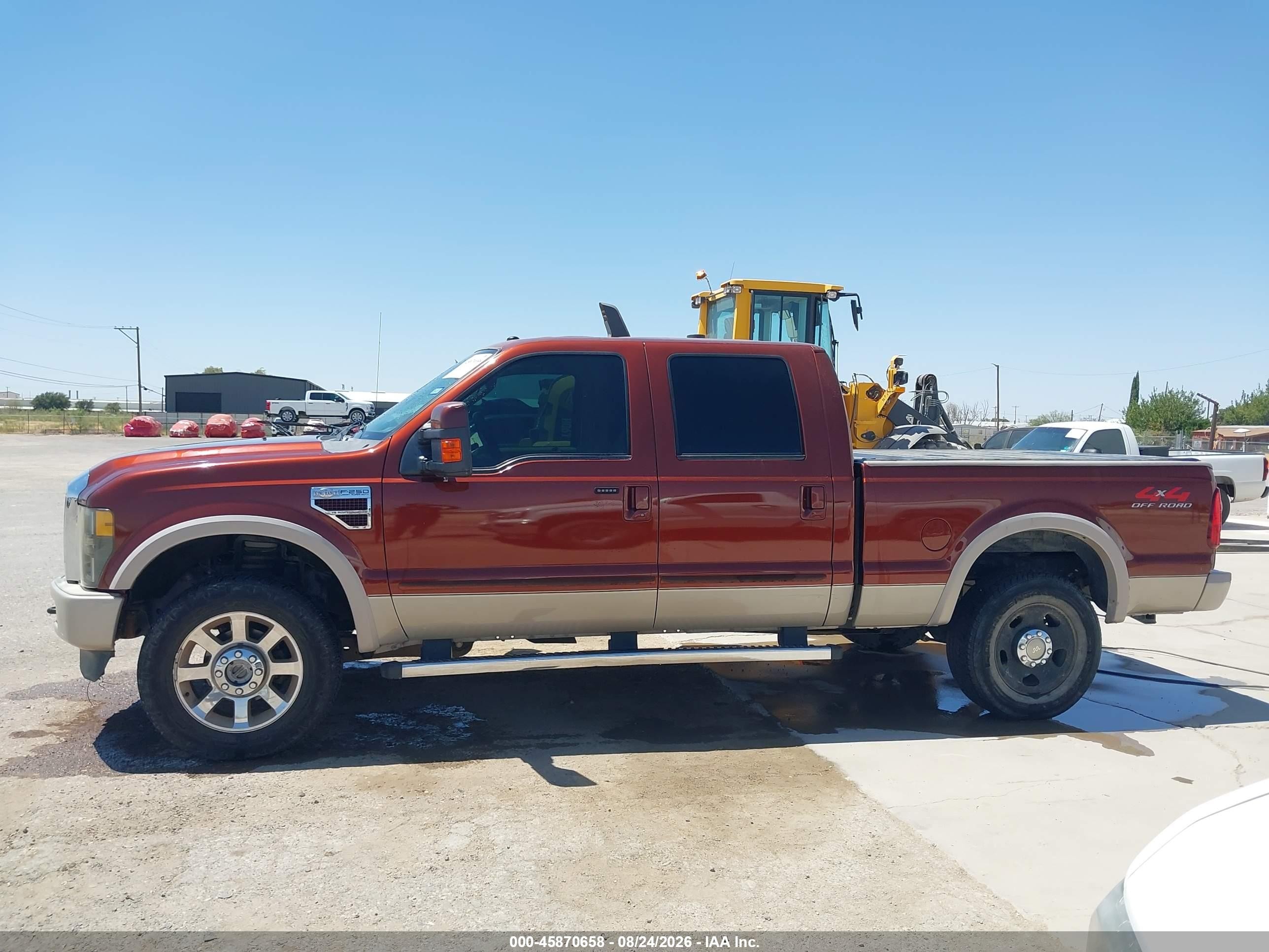 2008 Ford Super Duty F-250 Srw King Ranch Maroon vin: 1FTSW21R58ED09283