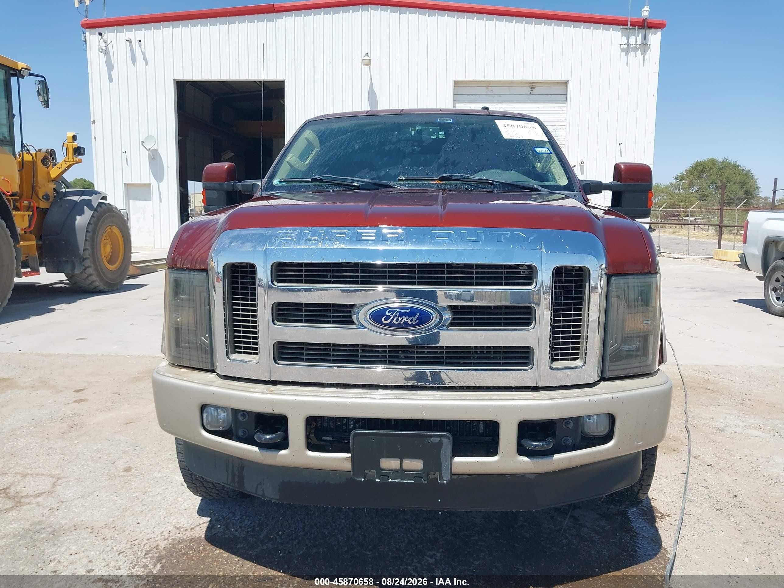 2008 Ford Super Duty F-250 Srw King Ranch Maroon vin: 1FTSW21R58ED09283