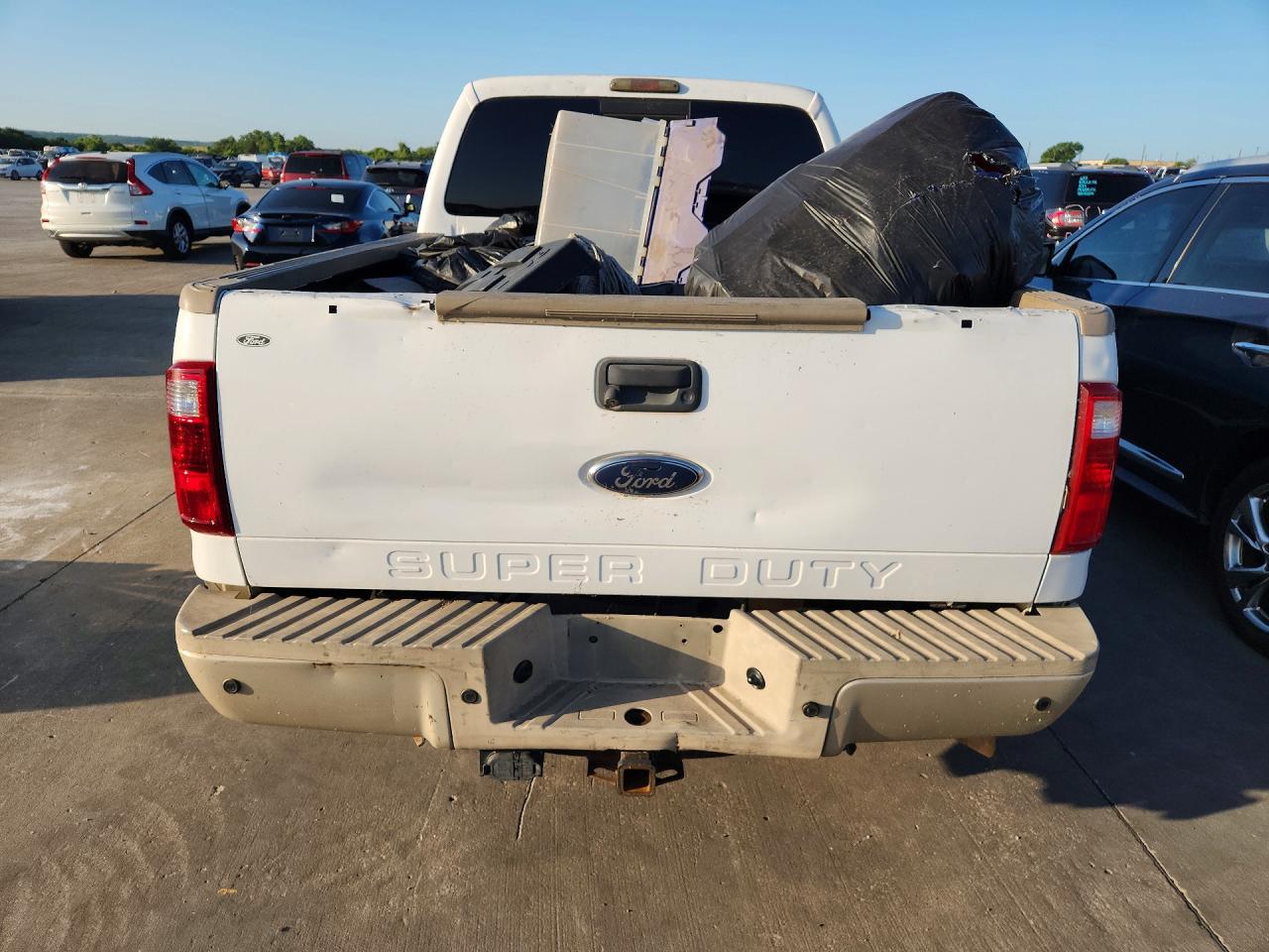 2008 Ford F250 Super Duty White vin: 1FTSW21R58EE34090