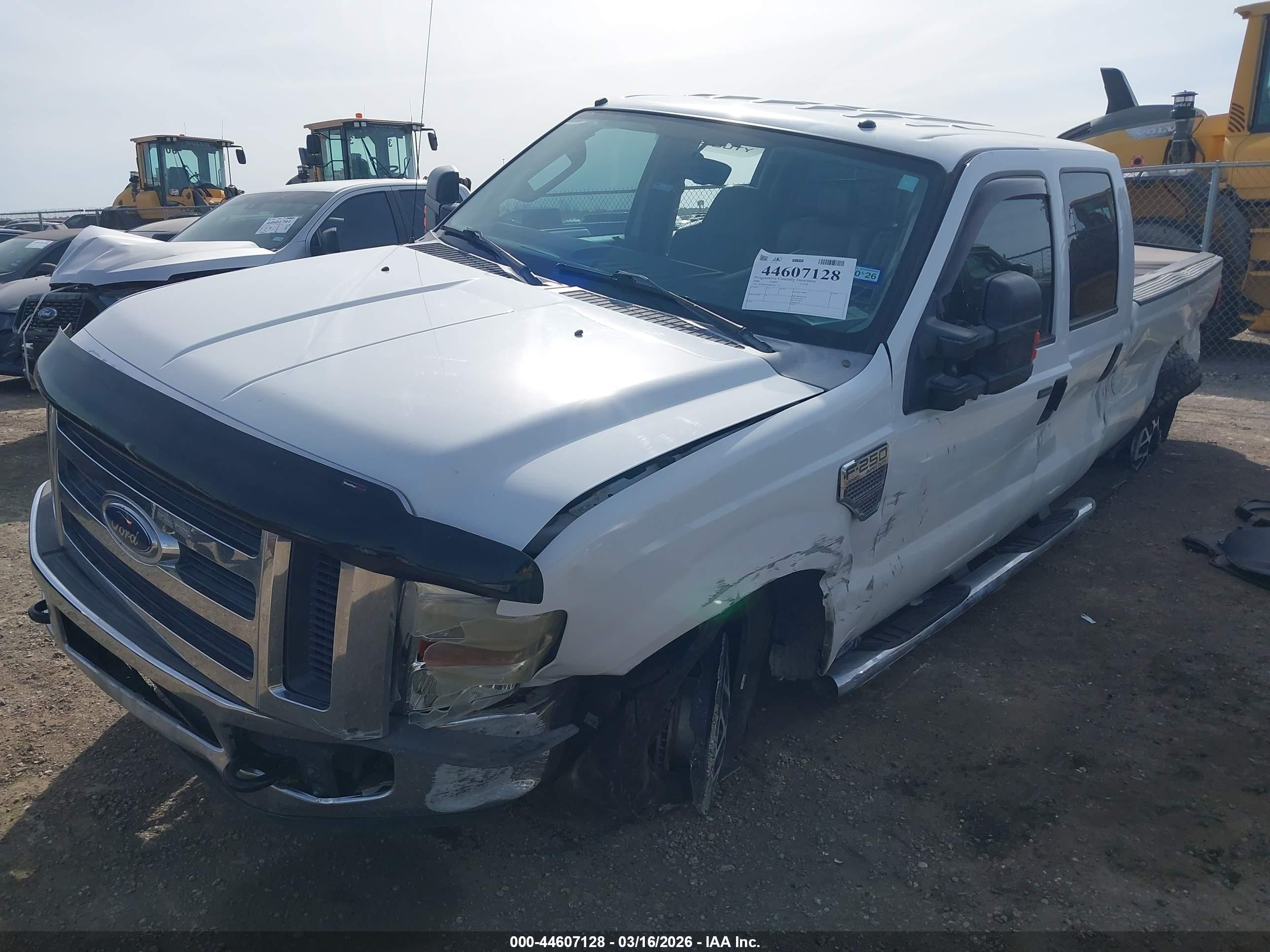 2008 Ford F-250 Fx4/harley-davidson/king Ranch/lariat/xl/xlt Белый vin: 1FTSW21R68EA05427