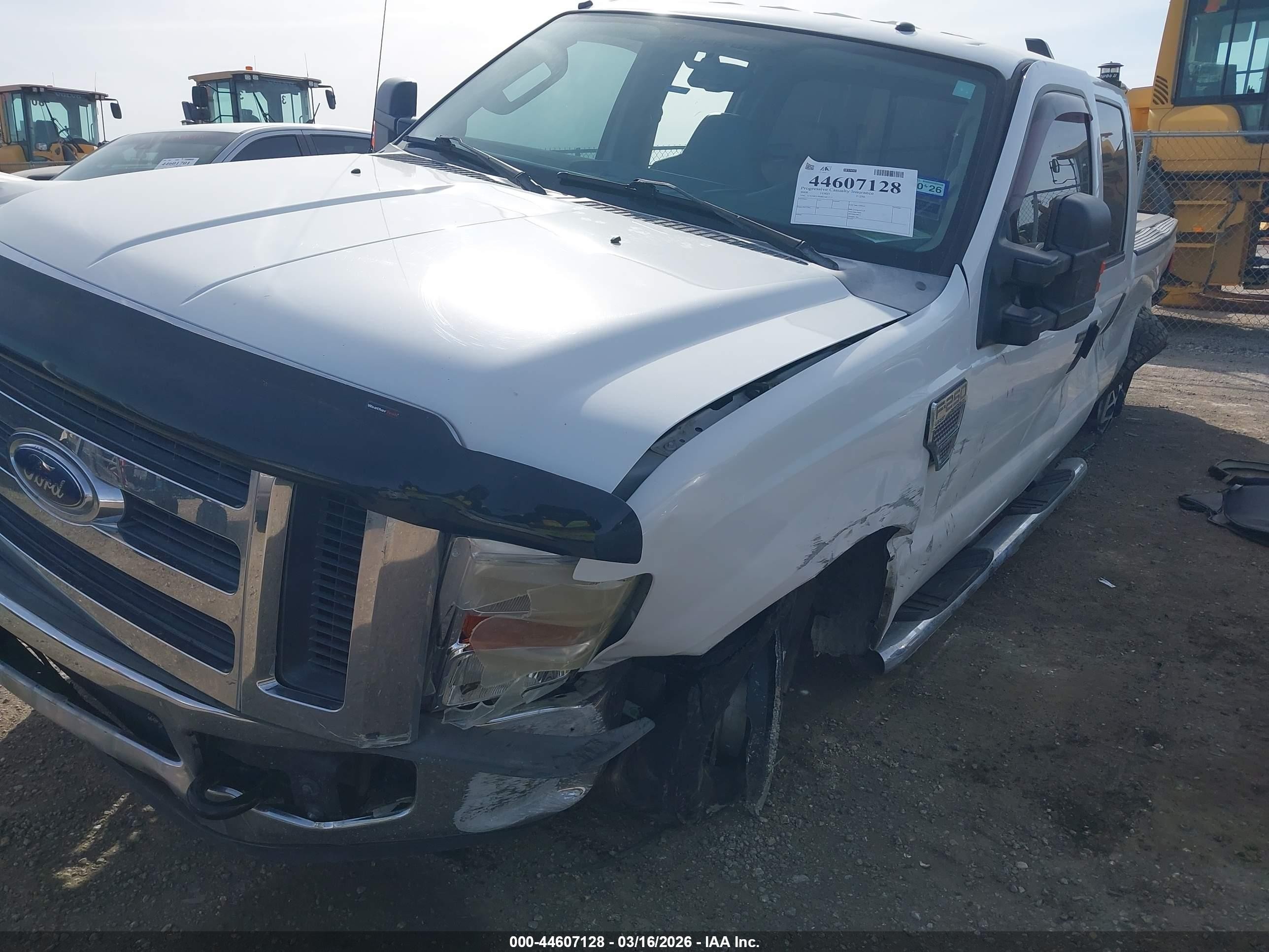 2008 Ford F-250 Fx4/harley-davidson/king Ranch/lariat/xl/xlt Белый vin: 1FTSW21R68EA05427