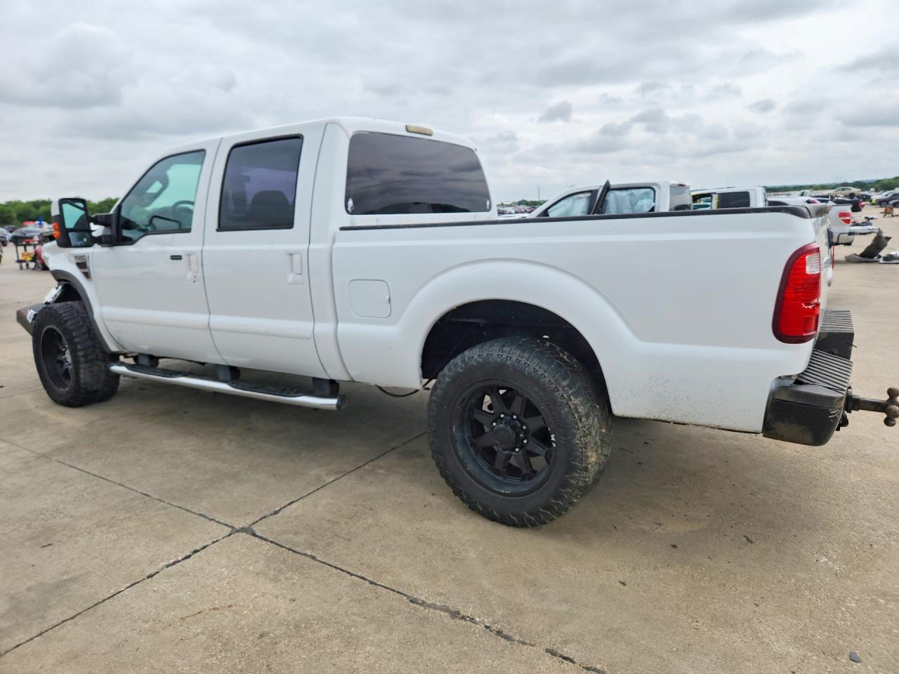 2008 Ford F250 Super Duty White vin: 1FTSW21R68EA11583