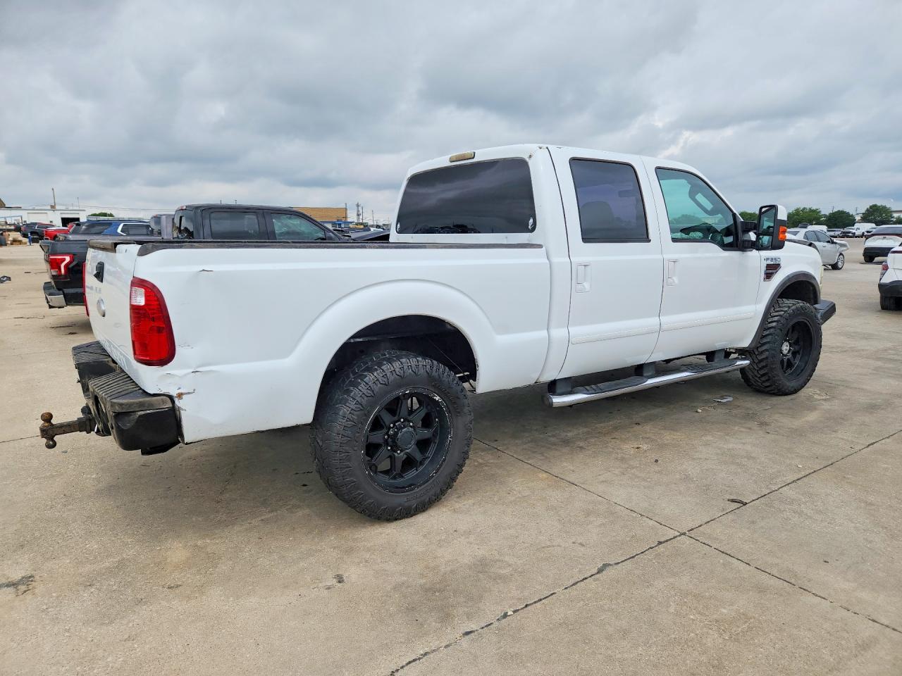 2008 Ford F250 Super Duty White vin: 1FTSW21R68EA11583