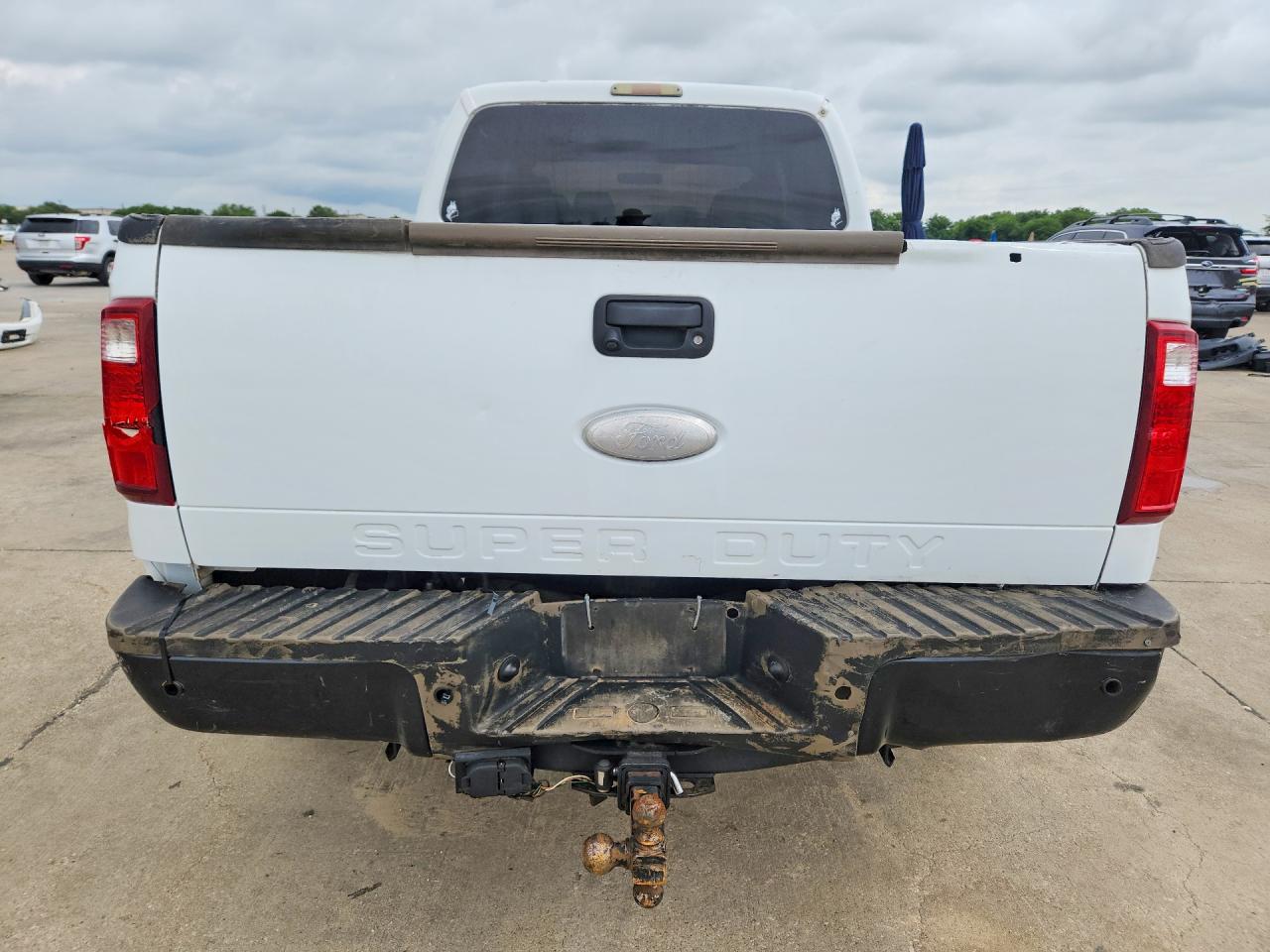 2008 Ford F250 Super Duty White vin: 1FTSW21R68EA11583