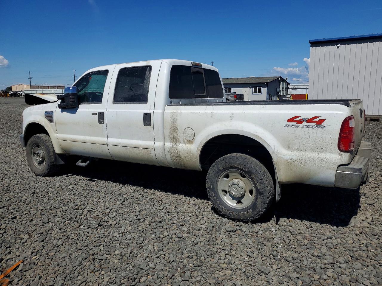 2008 Ford F250 Super Duty Белый vin: 1FTSW21R68EA38492