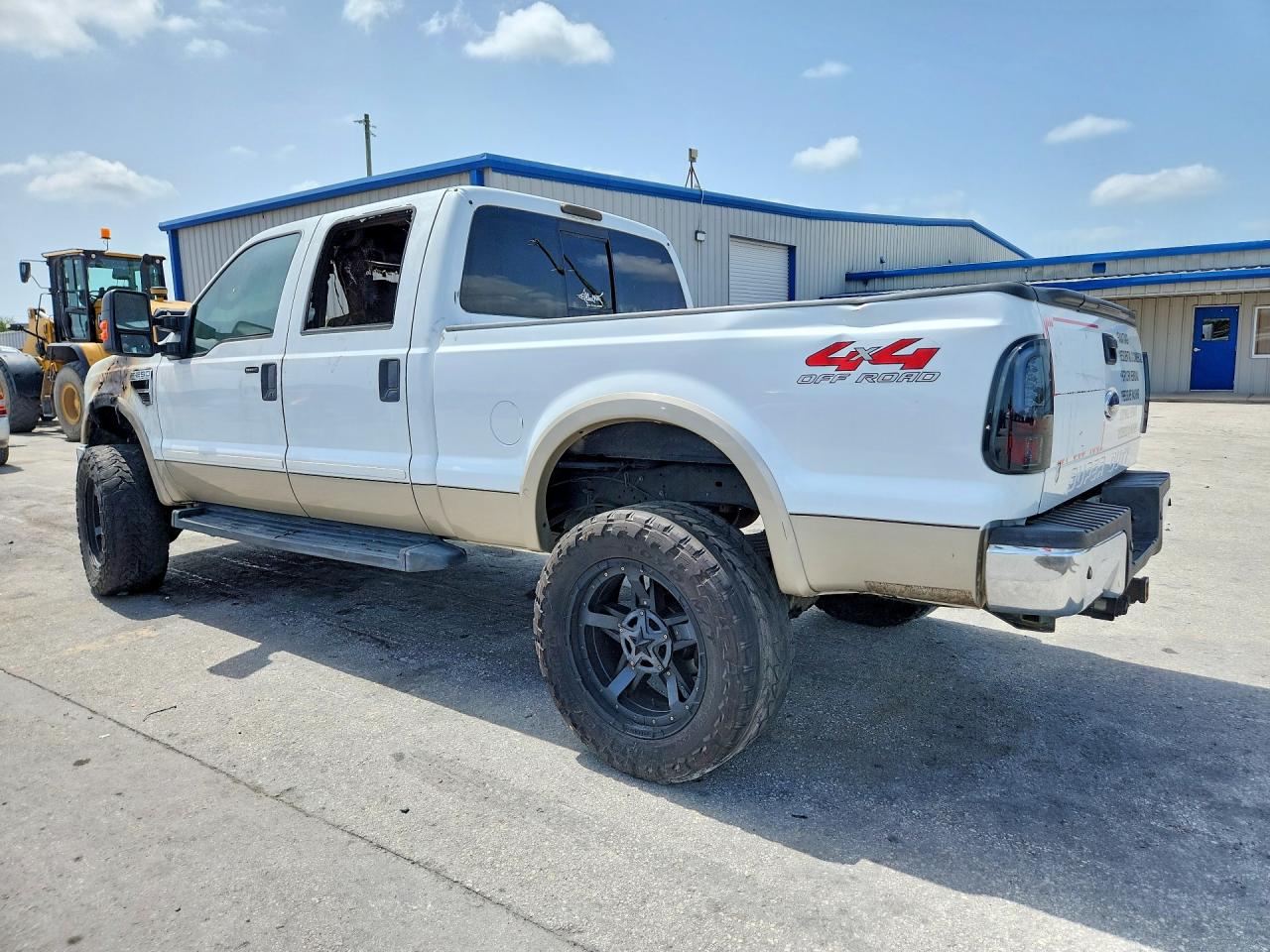 2008 Ford F250 Super Duty White vin: 1FTSW21R68EB65971