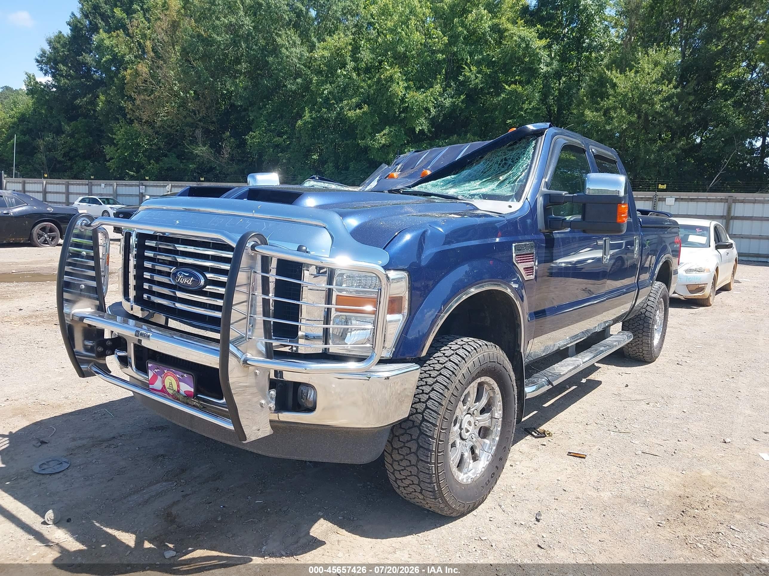 2008 Ford Super Duty F-250 Srw Fx4/harley-davidson/king Ranch/lariat/xl/xlt Blue vin: 1FTSW21R68EC74690
