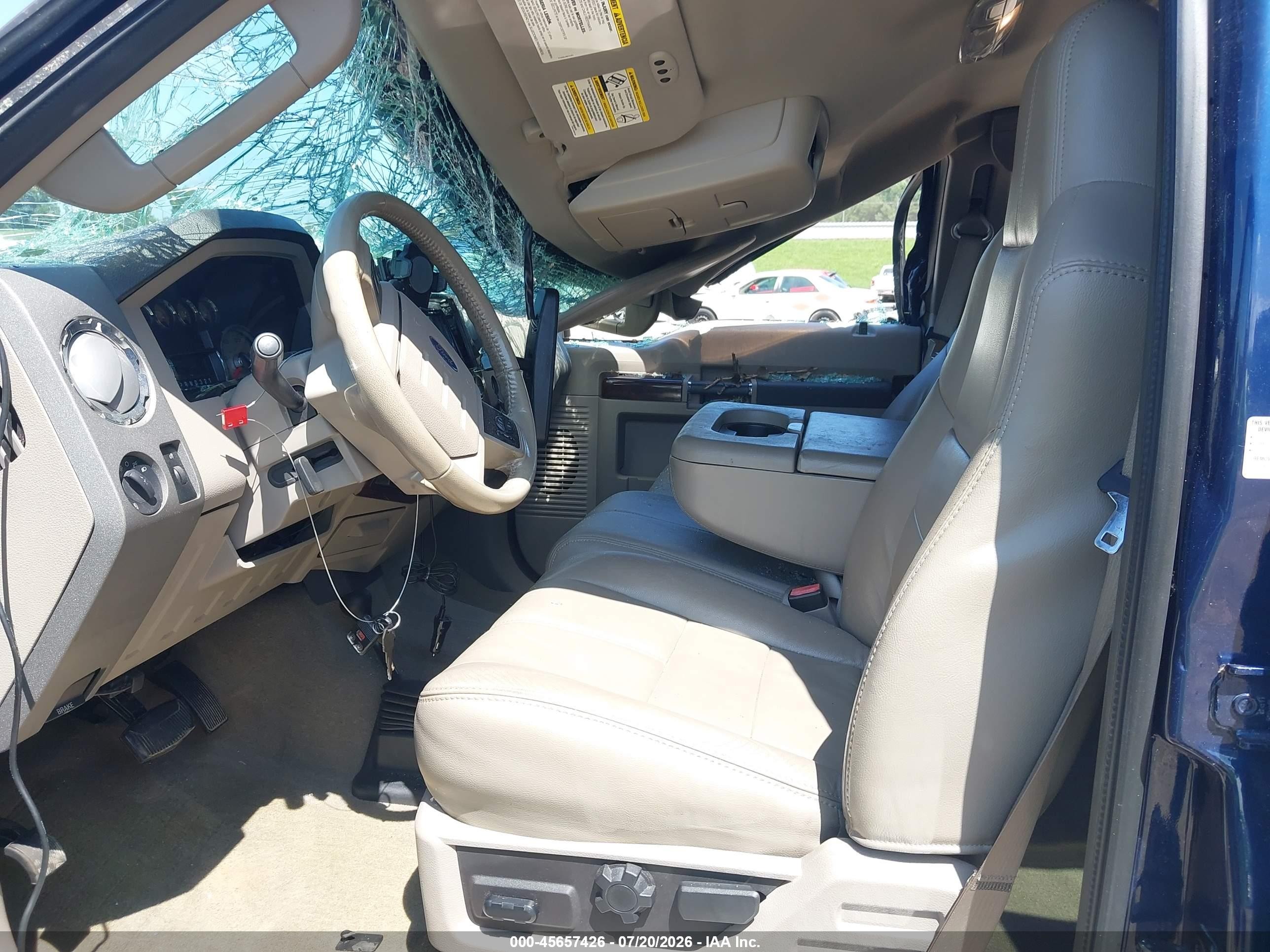 2008 Ford Super Duty F-250 Srw Fx4/harley-davidson/king Ranch/lariat/xl/xlt Blue vin: 1FTSW21R68EC74690