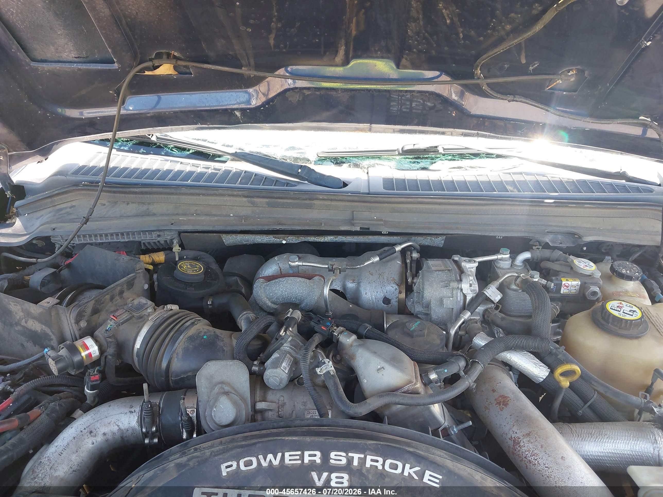 2008 Ford Super Duty F-250 Srw Fx4/harley-davidson/king Ranch/lariat/xl/xlt Blue vin: 1FTSW21R68EC74690