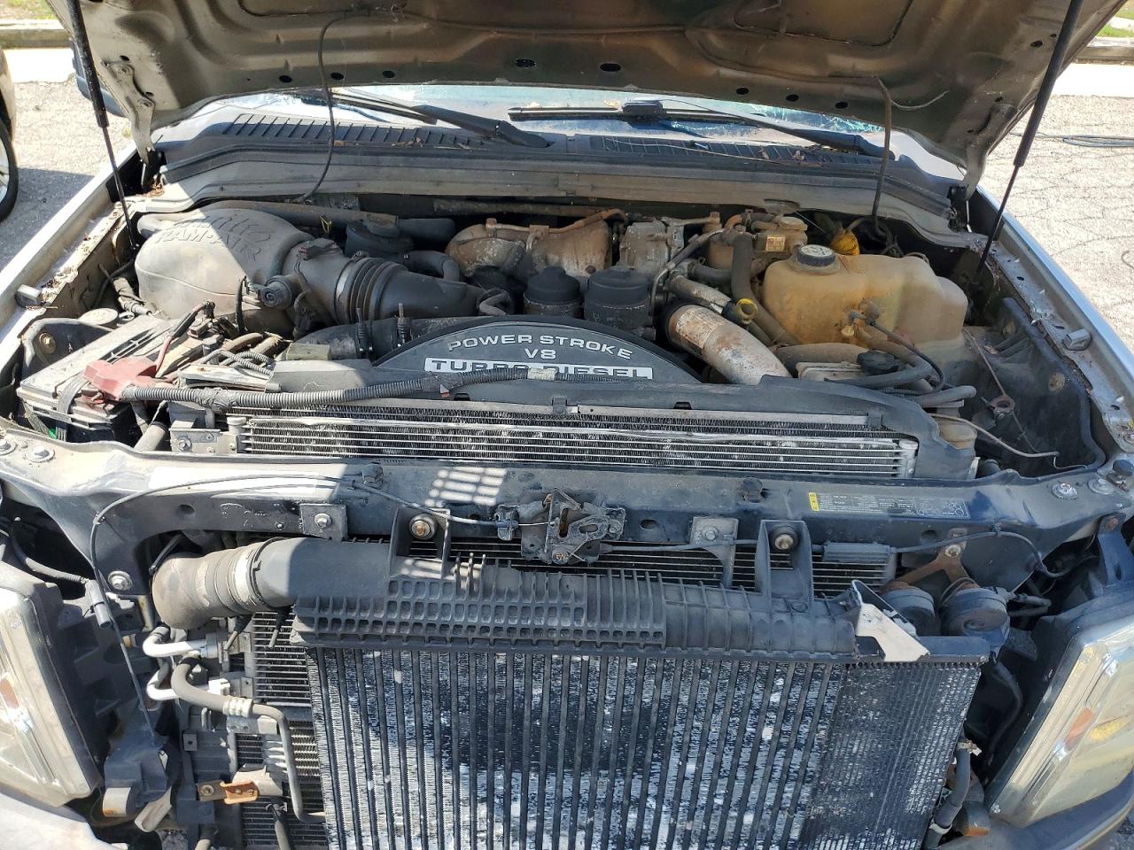2008 Ford F250 Super Duty Silver vin: 1FTSW21R68EC86936