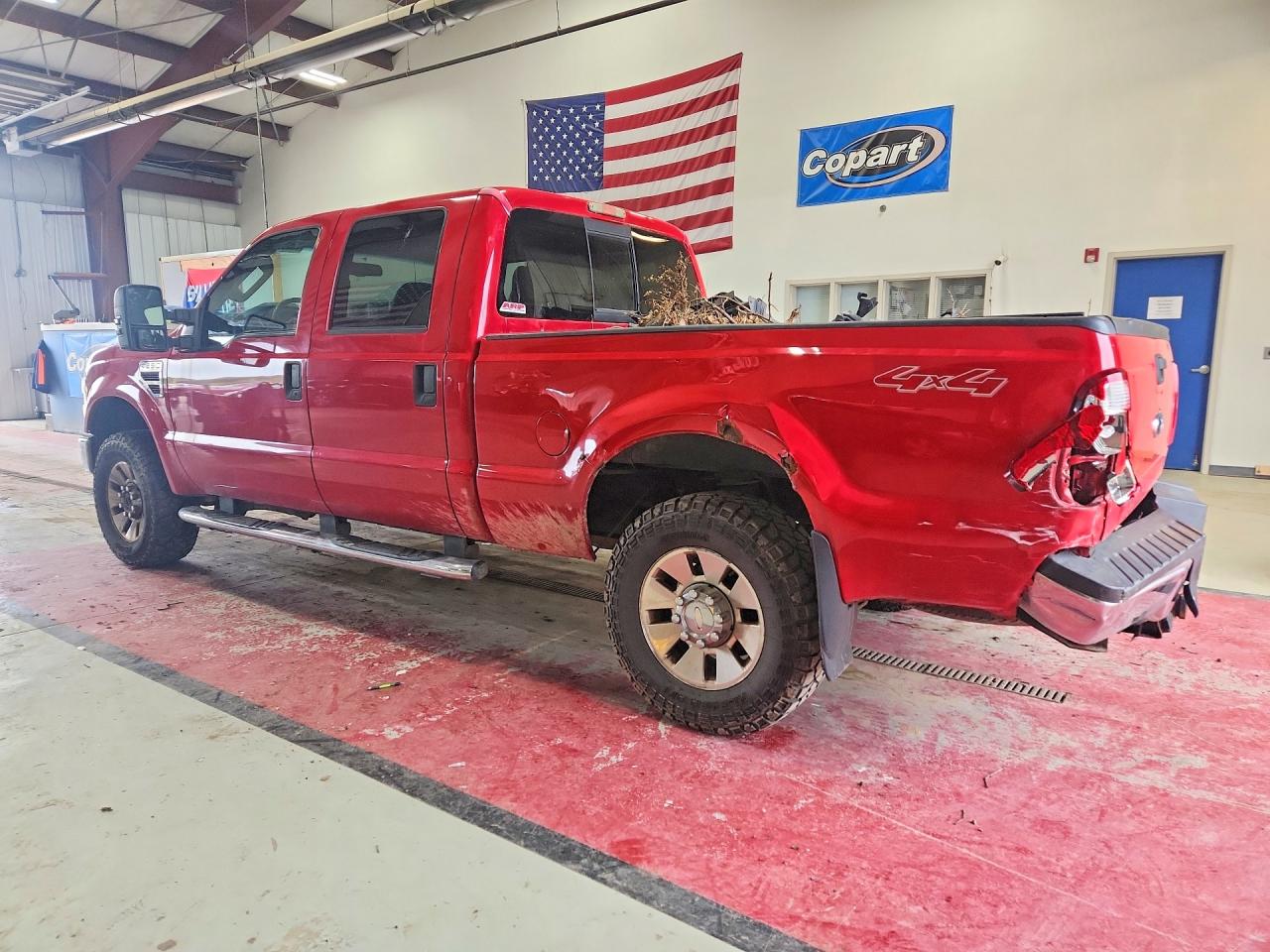 2008 Ford F250 Super Duty Red vin: 1FTSW21R68ED56225