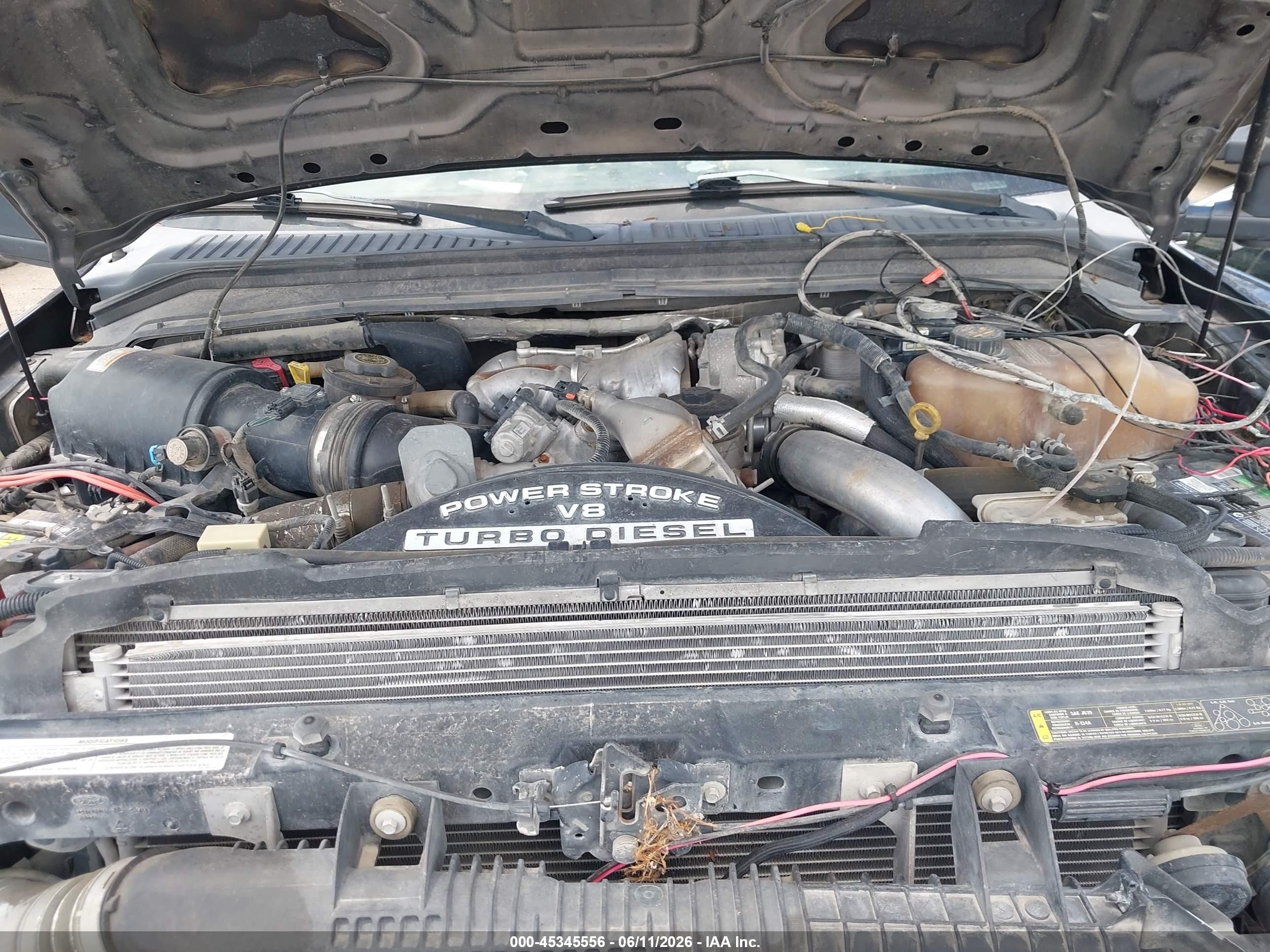 2008 Ford F-250 Fx4/harley-davidson/king Ranch/lariat/xl/xlt Gray vin: 1FTSW21R68EE18853