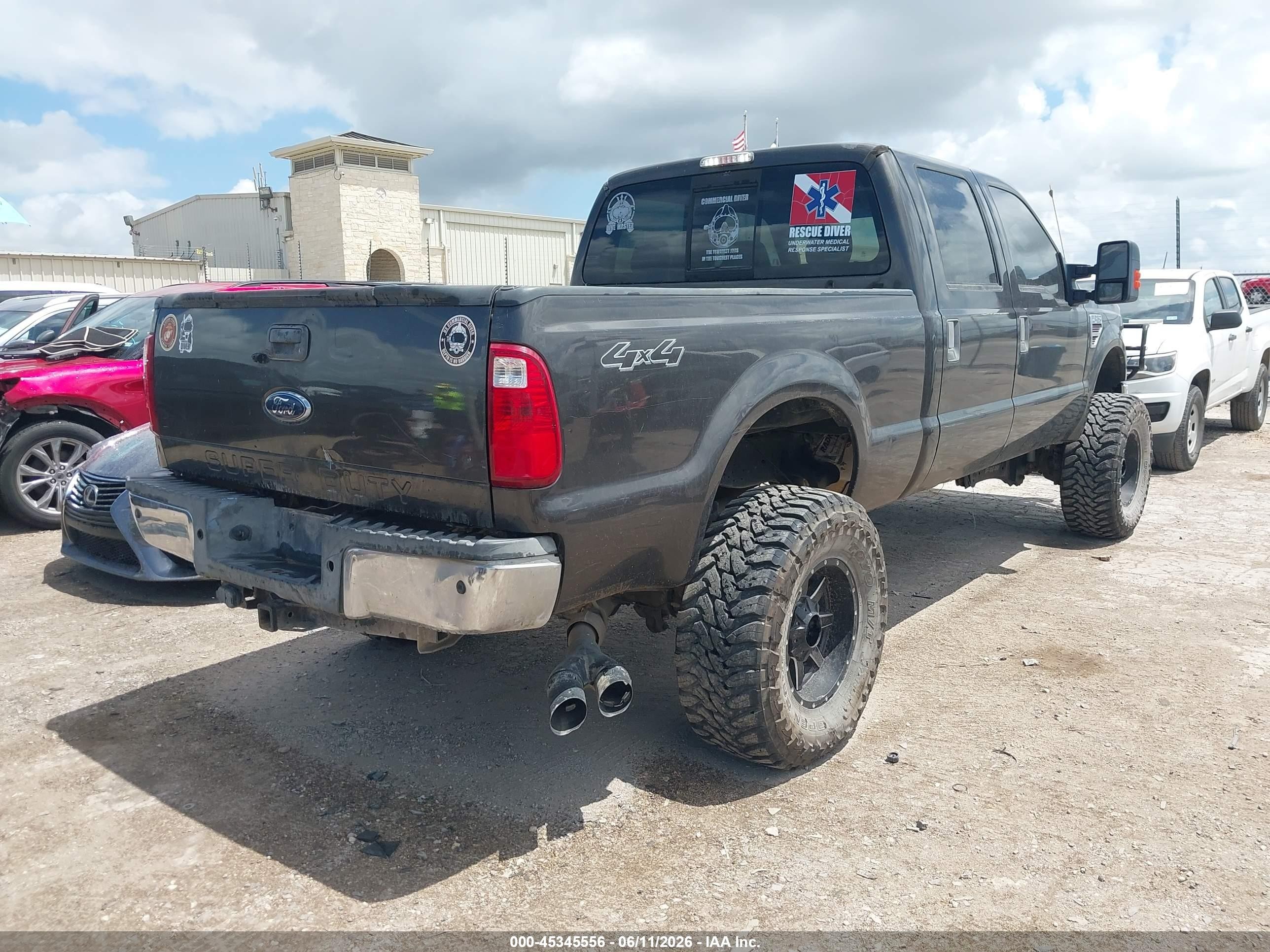 2008 Ford F-250 Fx4/harley-davidson/king Ranch/lariat/xl/xlt Gray vin: 1FTSW21R68EE18853