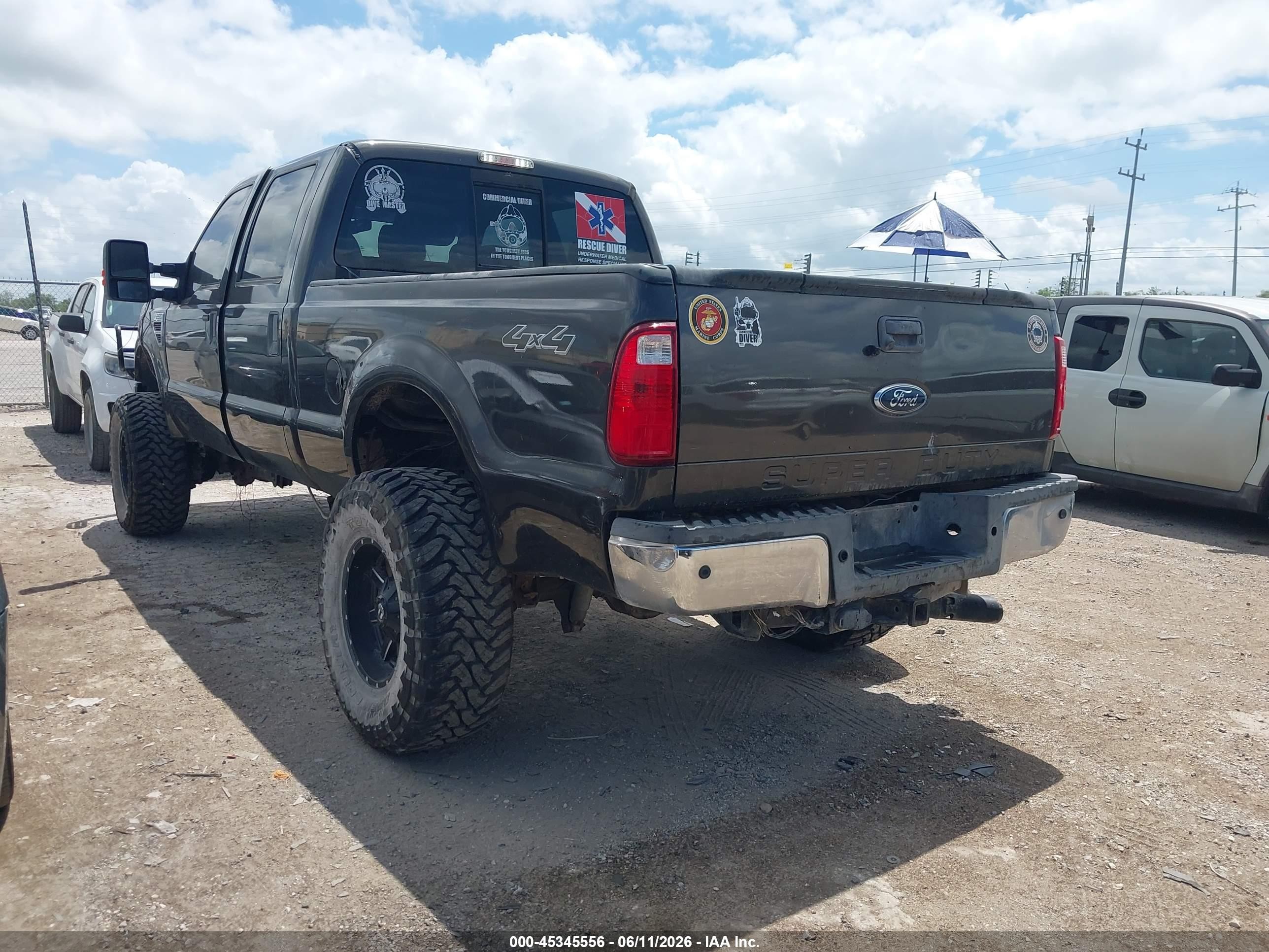 2008 Ford F-250 Fx4/harley-davidson/king Ranch/lariat/xl/xlt Gray vin: 1FTSW21R68EE18853