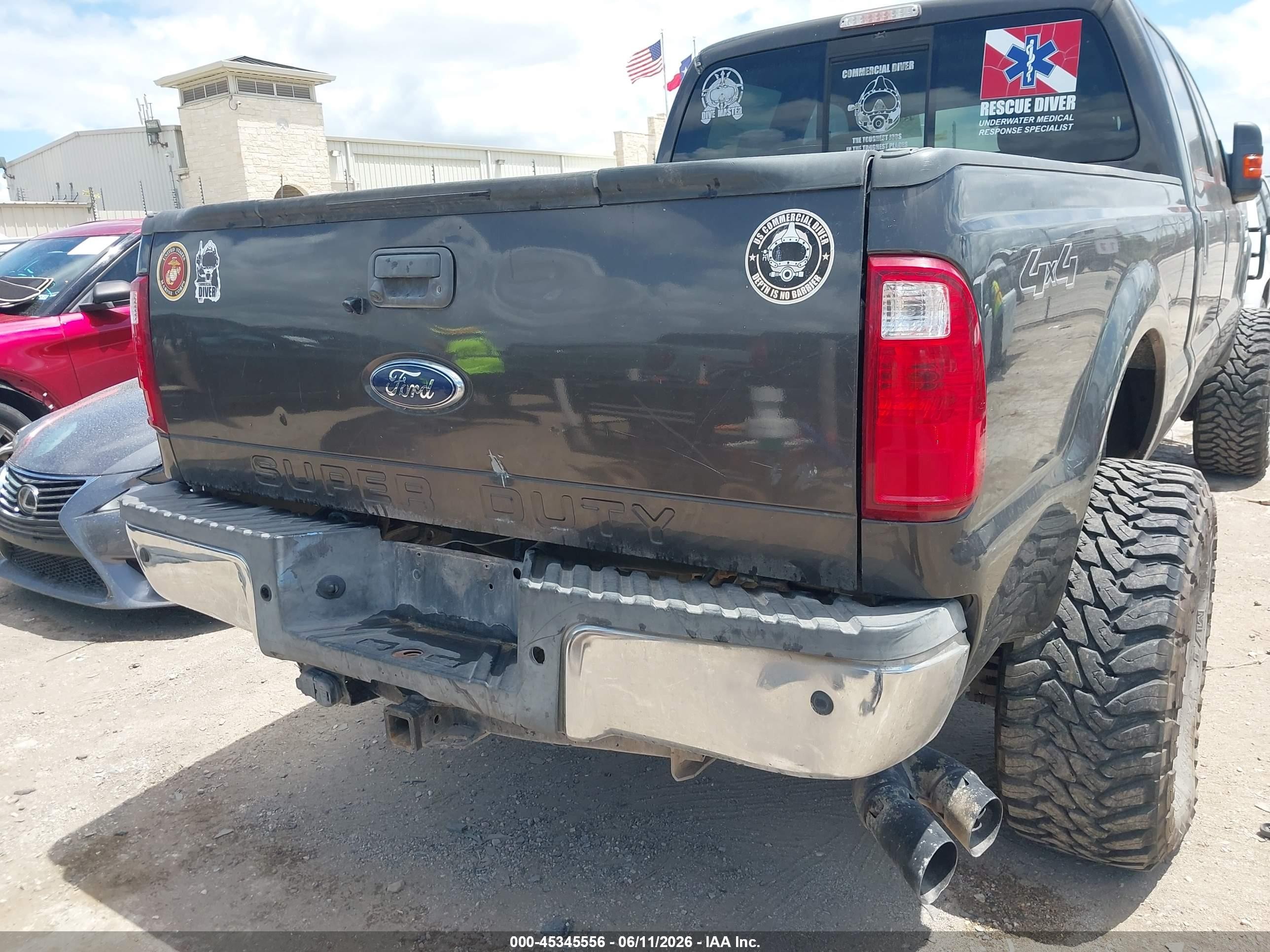 2008 Ford F-250 Fx4/harley-davidson/king Ranch/lariat/xl/xlt Gray vin: 1FTSW21R68EE18853