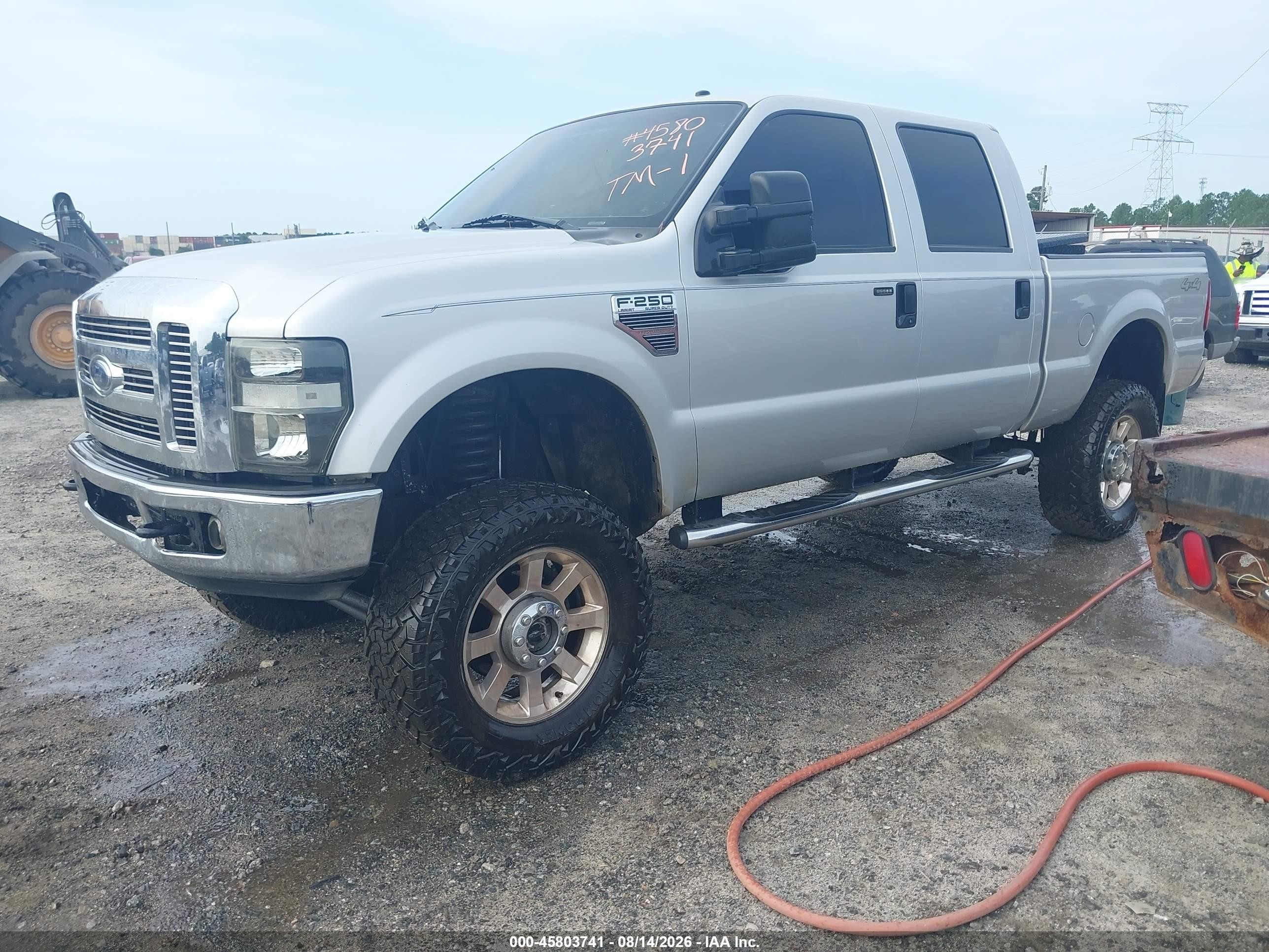 2008 Ford F-250 Fx4/harley-davidson/king Ranch/lariat/xl/xlt Silver vin: 1FTSW21R78EB62173