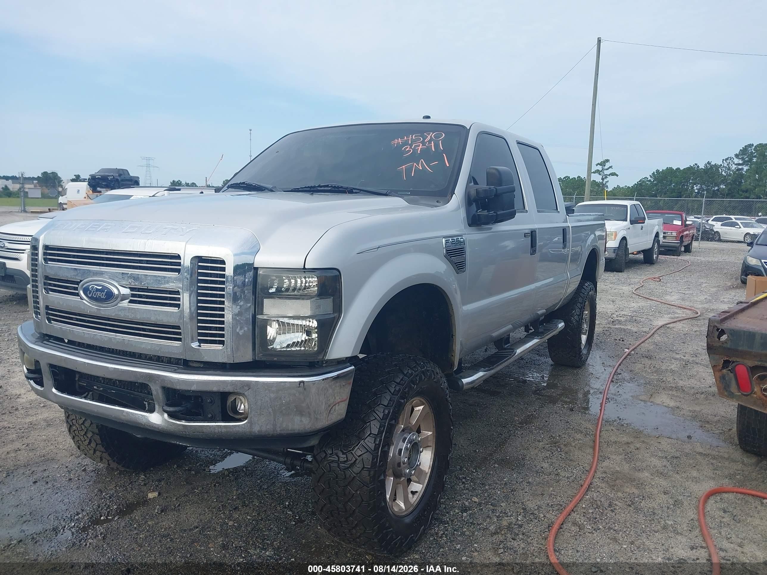 2008 Ford F-250 Fx4/harley-davidson/king Ranch/lariat/xl/xlt Silver vin: 1FTSW21R78EB62173