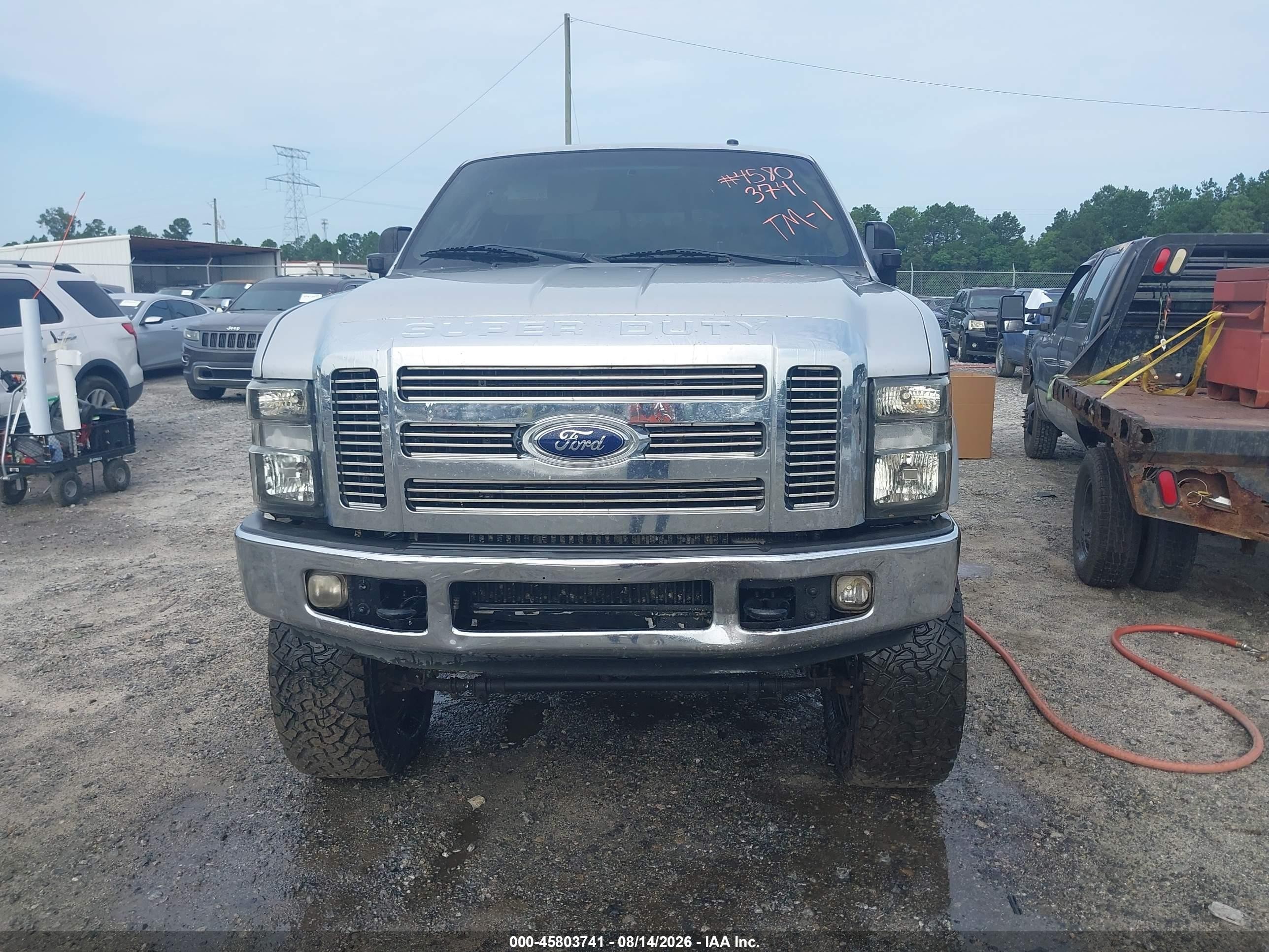 2008 Ford F-250 Fx4/harley-davidson/king Ranch/lariat/xl/xlt Silver vin: 1FTSW21R78EB62173