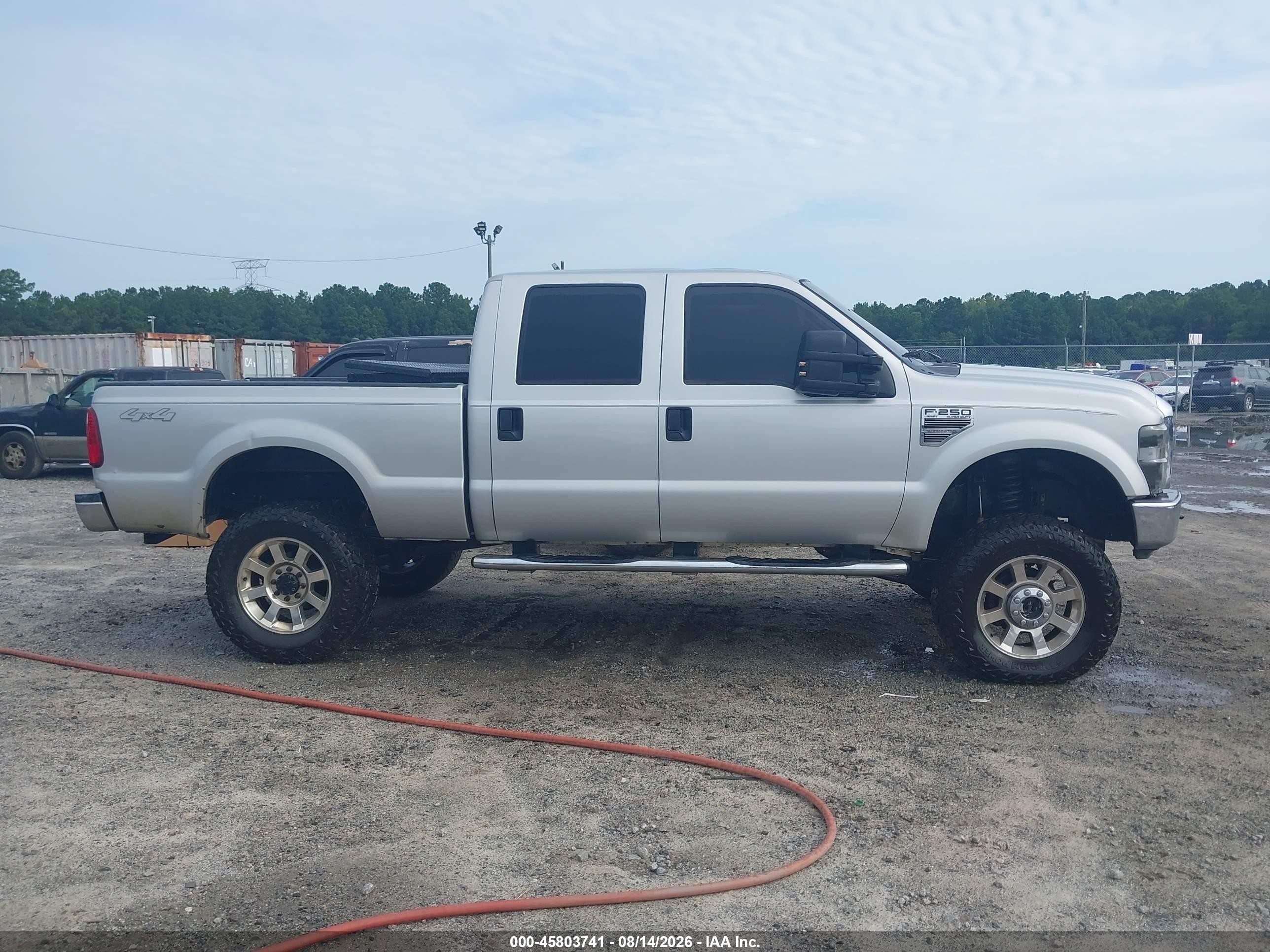 2008 Ford F-250 Fx4/harley-davidson/king Ranch/lariat/xl/xlt Silver vin: 1FTSW21R78EB62173