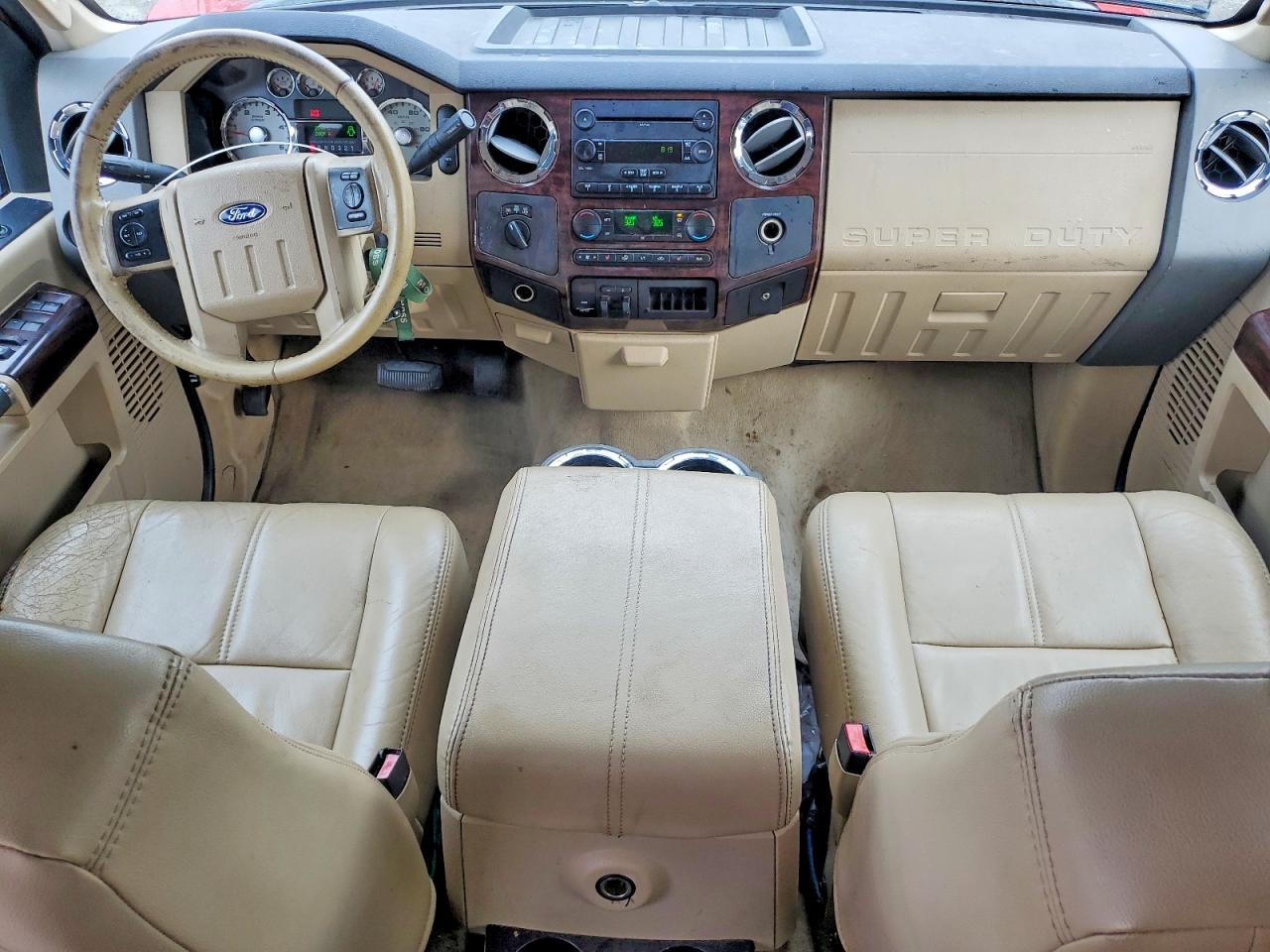 2008 Ford F250 Super Duty Red vin: 1FTSW21R78EB64179