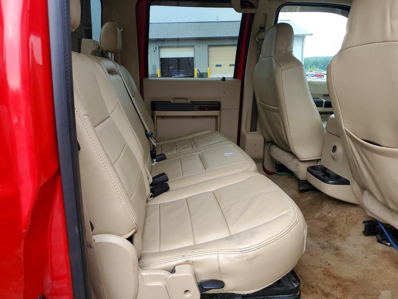 2008 Ford F250 Super Duty Red vin: 1FTSW21R78EB64179