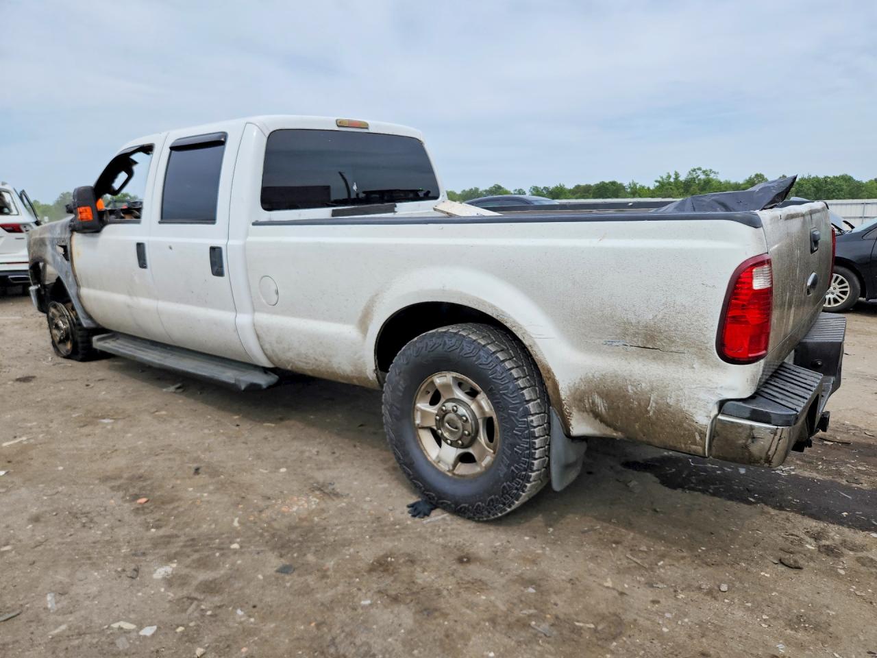 2008 Ford F250 Super Duty White vin: 1FTSW21R78ED17076