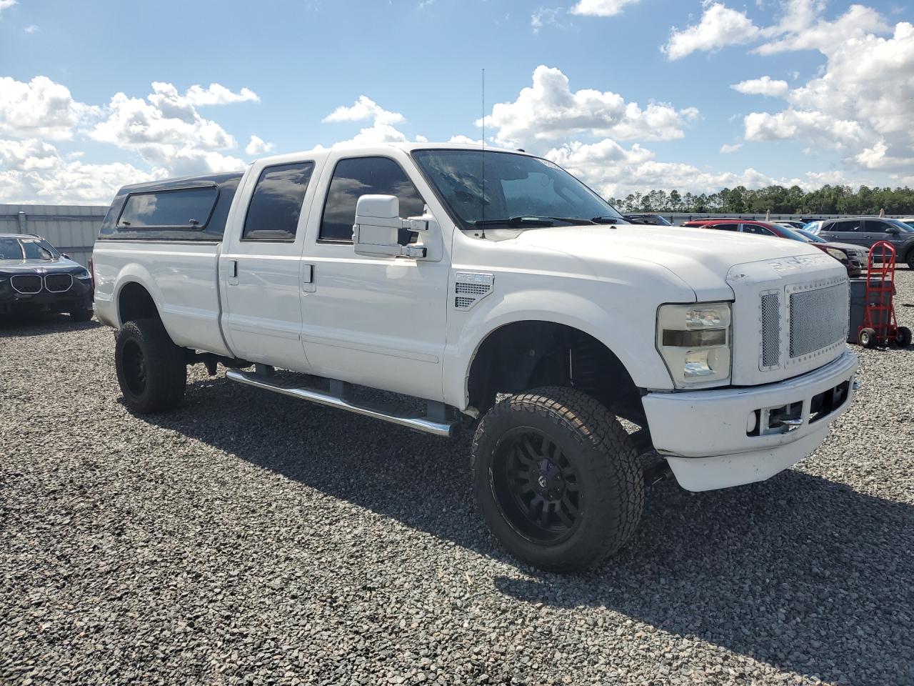 2008 Ford F250 Super Duty White vin: 1FTSW21R78ED29096
