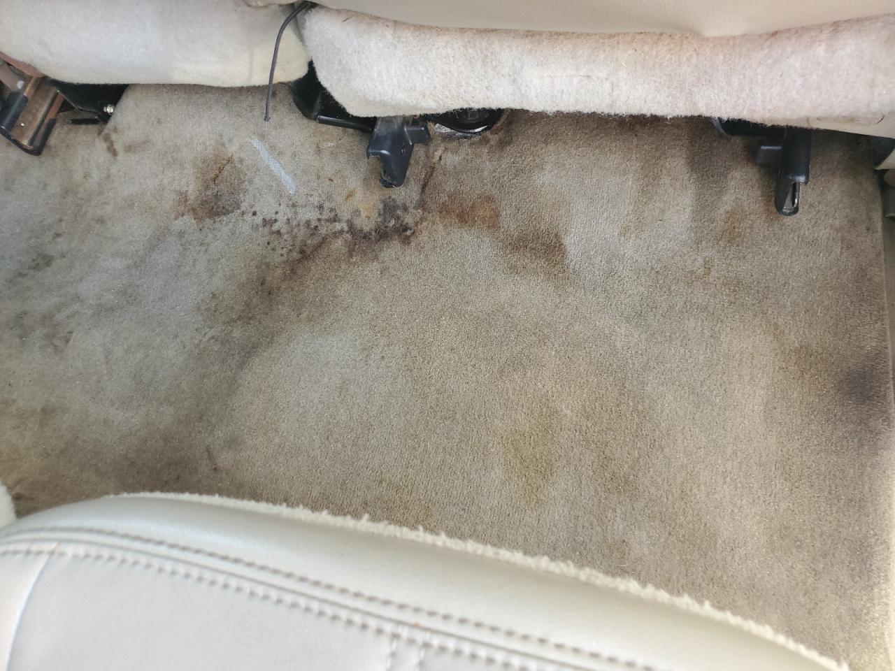 2008 Ford F250 Super Duty White vin: 1FTSW21R78ED29096 Damage: Right Rear Carpet, Stained, Permanent