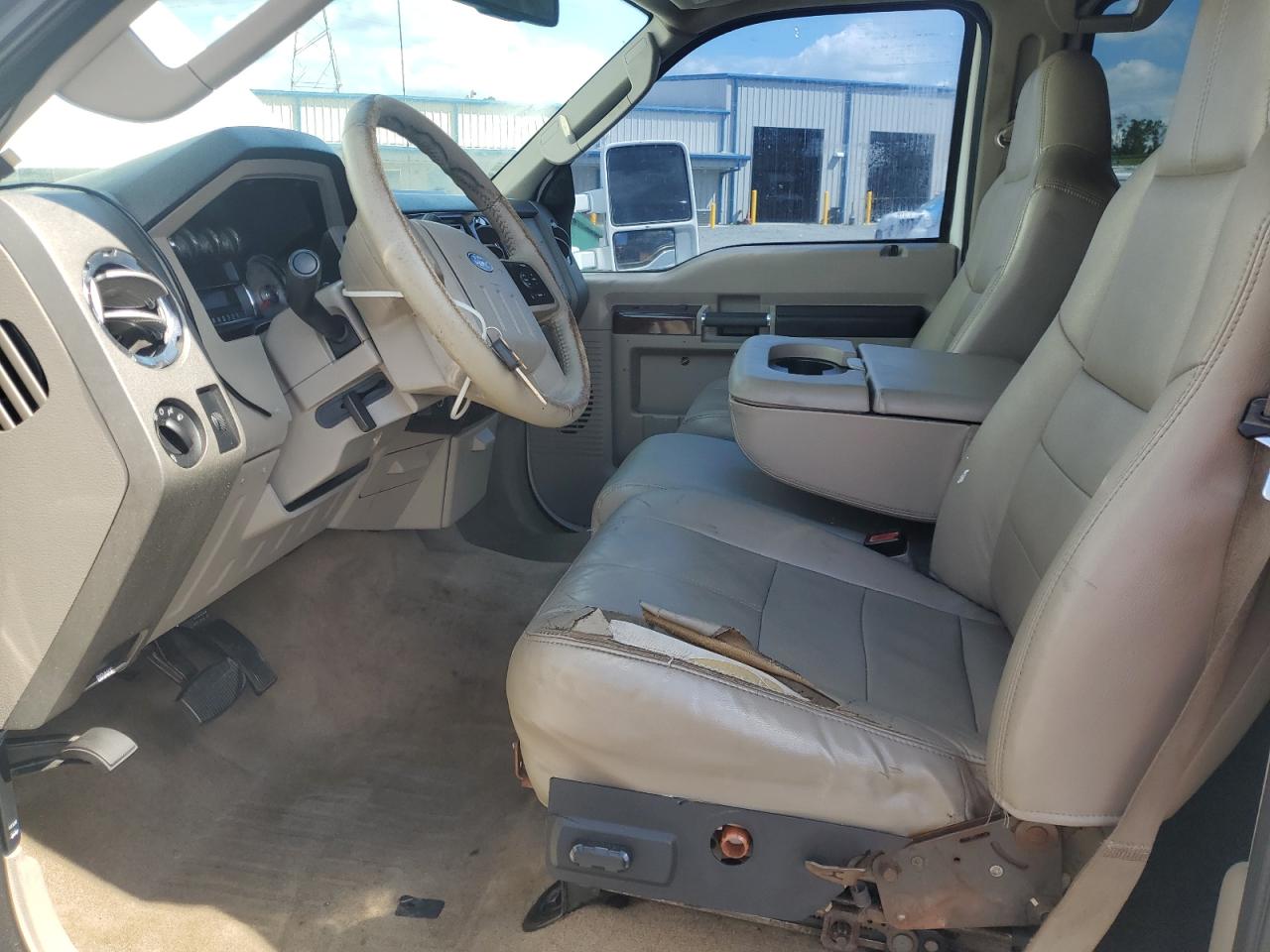 2008 Ford F250 Super Duty White vin: 1FTSW21R78ED29096