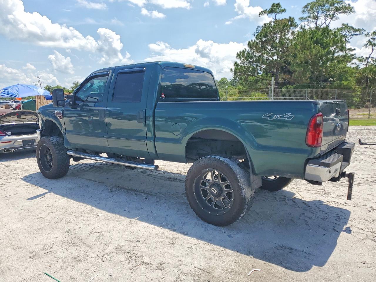 2008 Ford F250 Super Duty Green vin: 1FTSW21R78ED89170