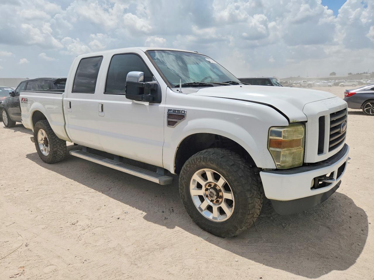 2009 Ford F250 Super Duty White vin: 1FTSW21R79EB26145