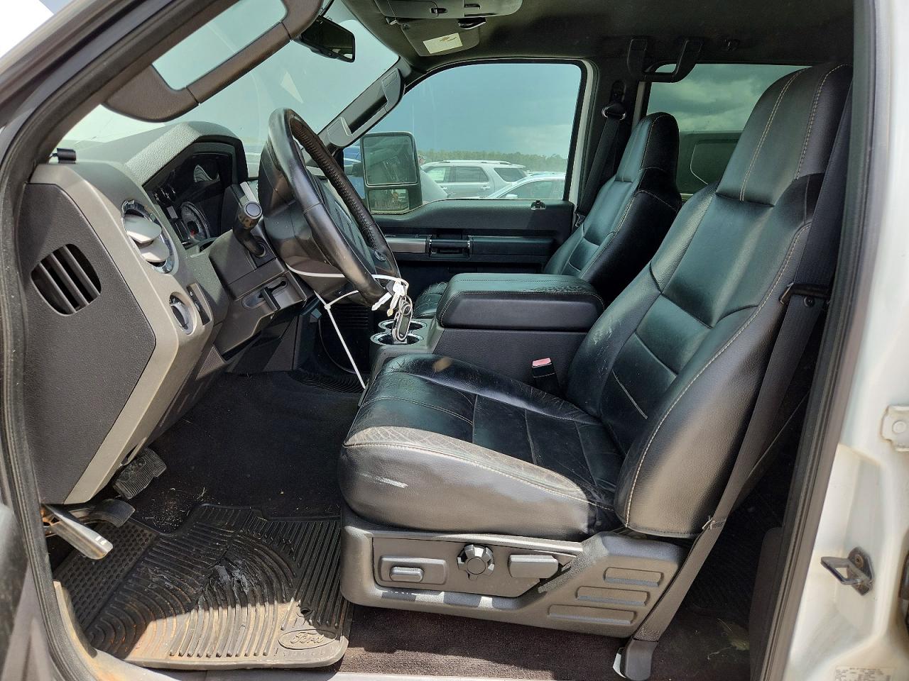 2009 Ford F250 Super Duty White vin: 1FTSW21R79EB26145